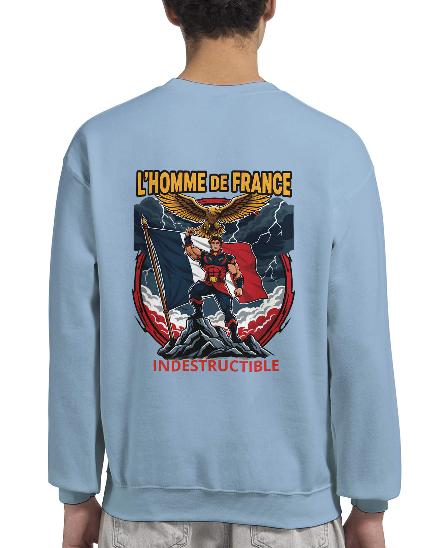 Men's French Classic Crewneck Sweatshirt | Gildan® 18000