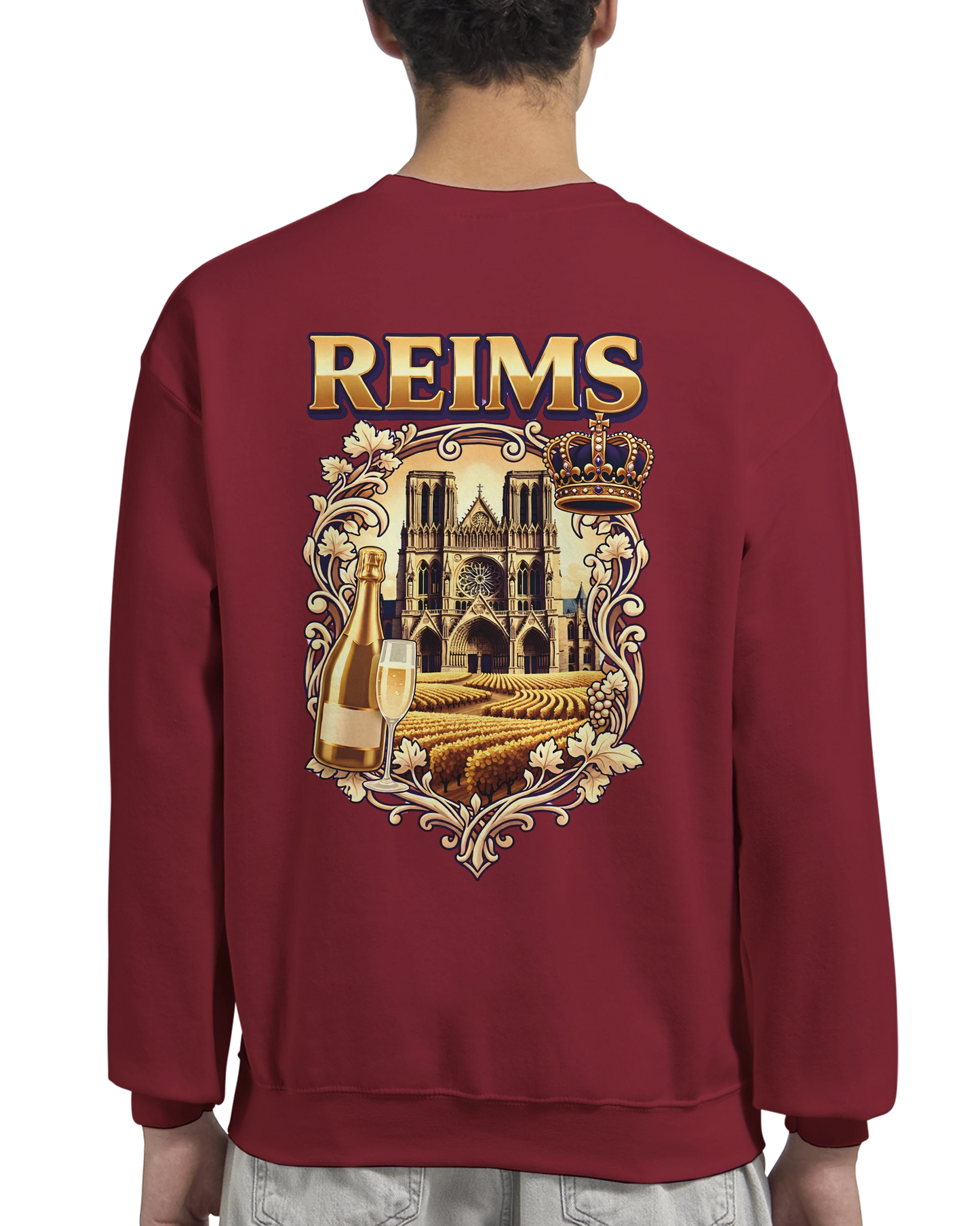 Sweat-shirt Reims Ville de France – Unisexe, Confort Classique