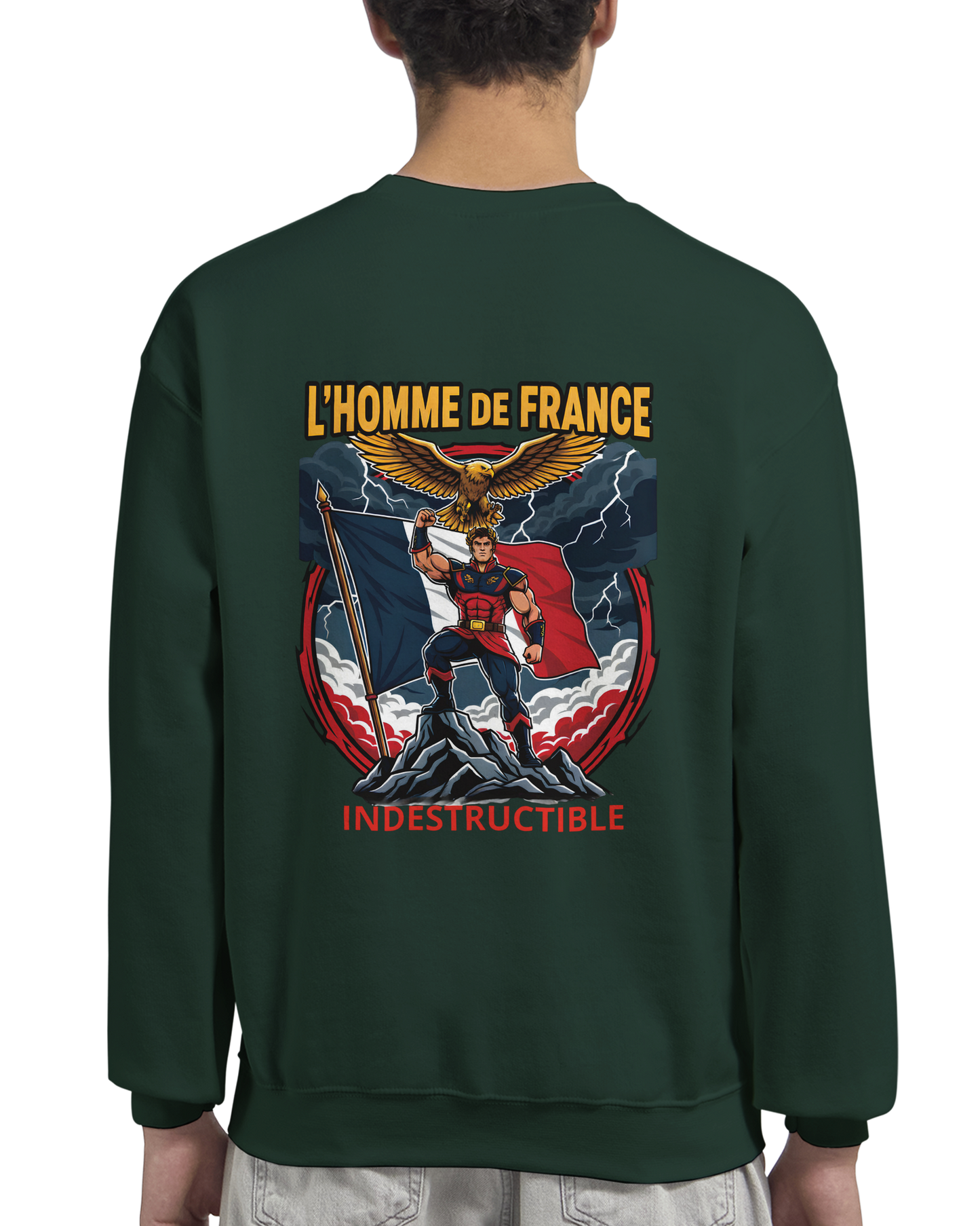 Men's French Classic Crewneck Sweatshirt | Gildan® 18000