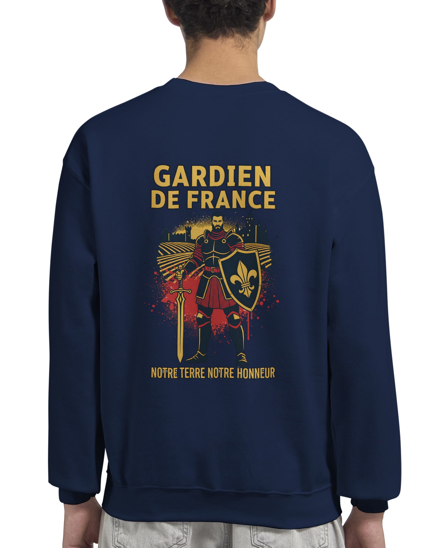 Men's France Goalkeeper Classic Crewneck Sweatshirt | Gildan® 18000