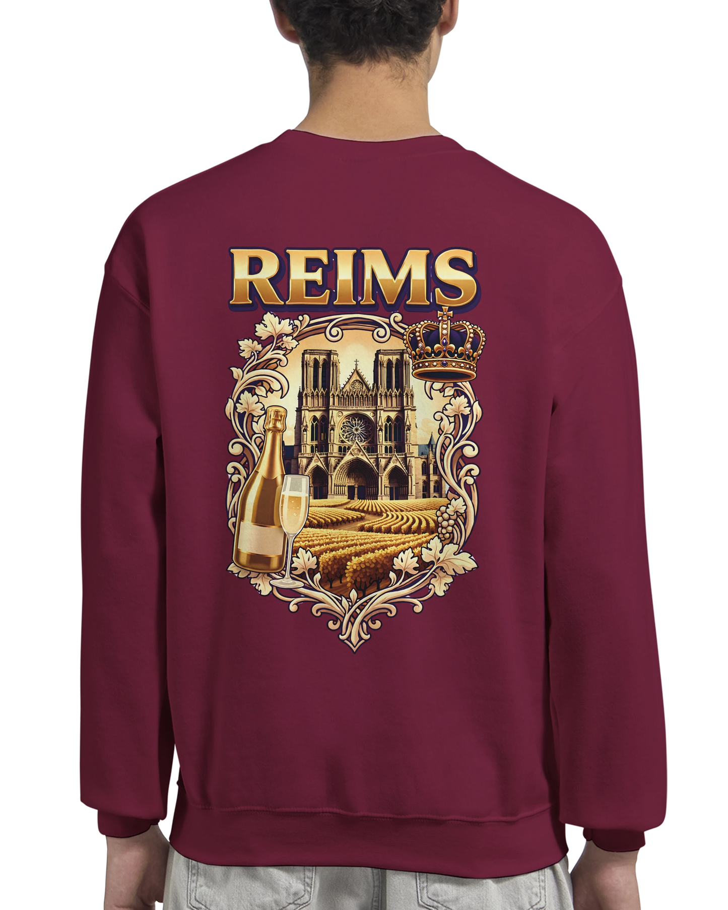 Sweat-shirt Reims Ville de France – Unisexe, Confort Classique
