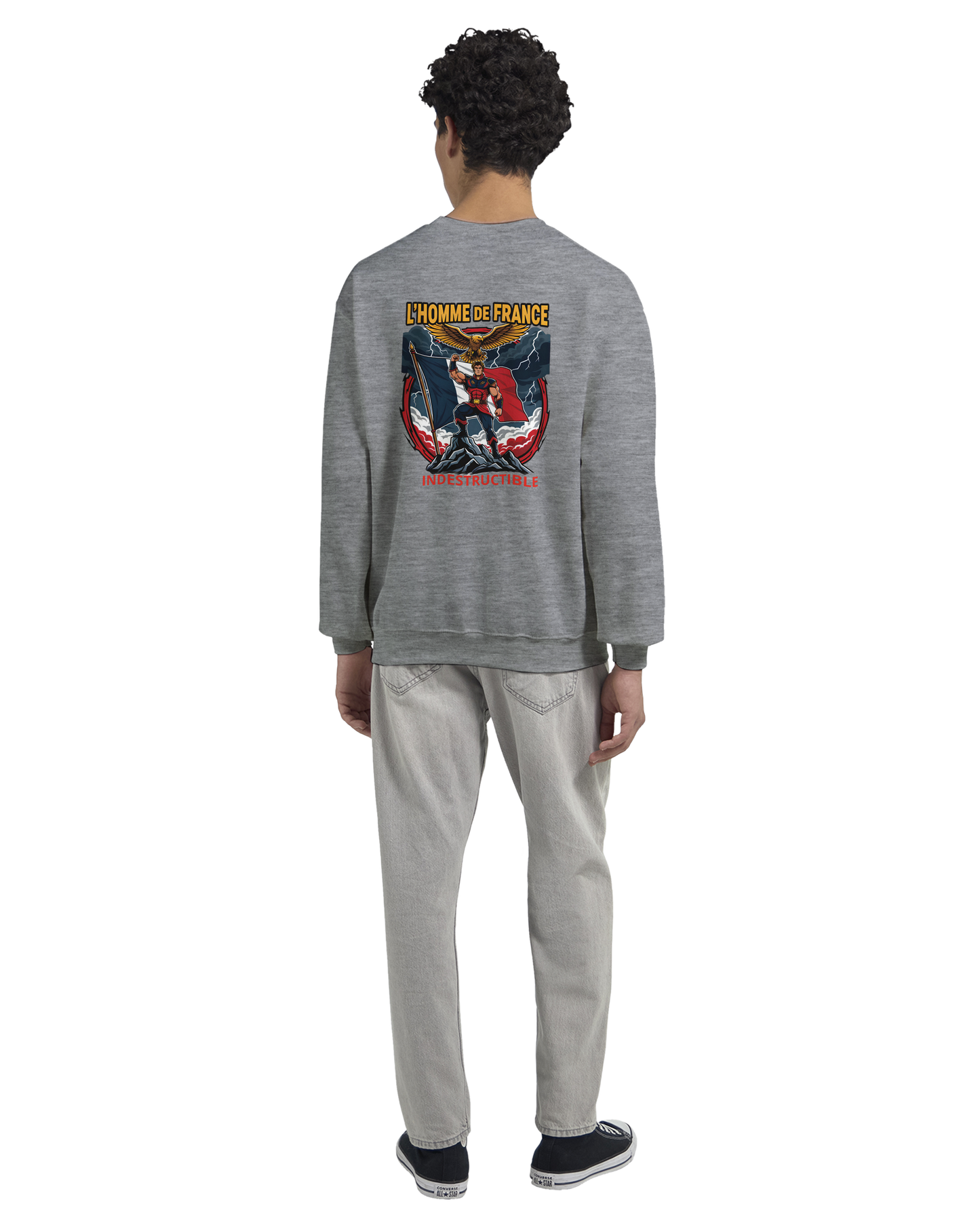 Men's French Classic Crewneck Sweatshirt | Gildan® 18000