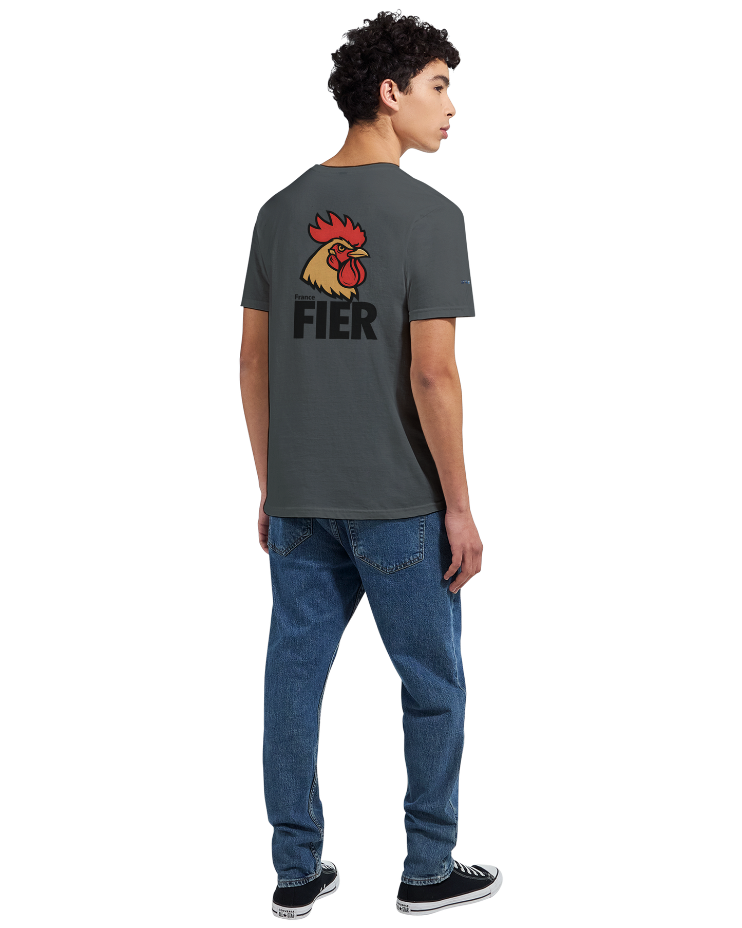 T-Shirt Herren Frankreich stolz klassischer Rundhalsausschnitt | Gildan® 64000