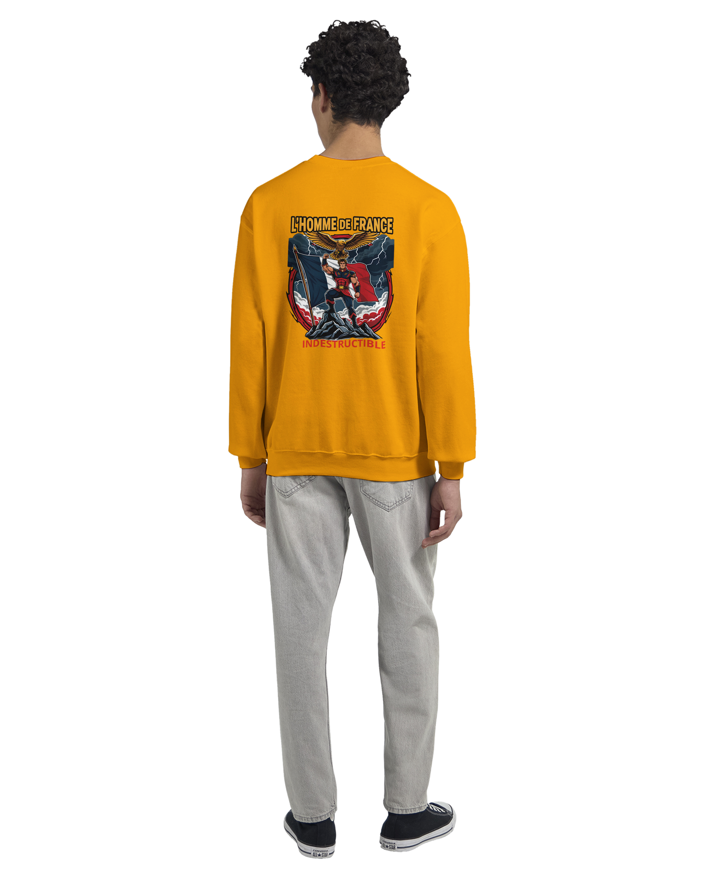 Men's French Classic Crewneck Sweatshirt | Gildan® 18000