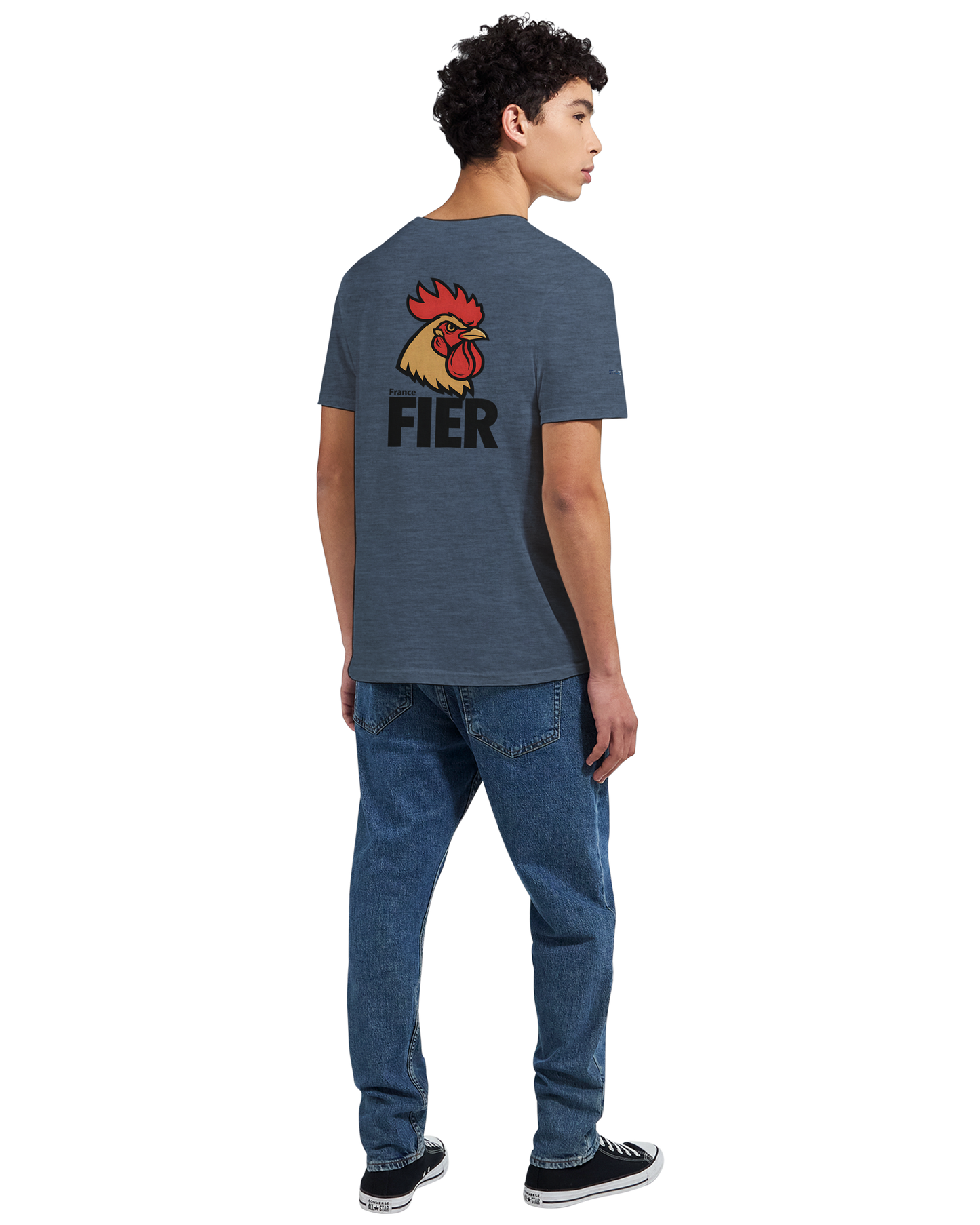 T-Shirt Herren Frankreich stolz klassischer Rundhalsausschnitt | Gildan® 64000