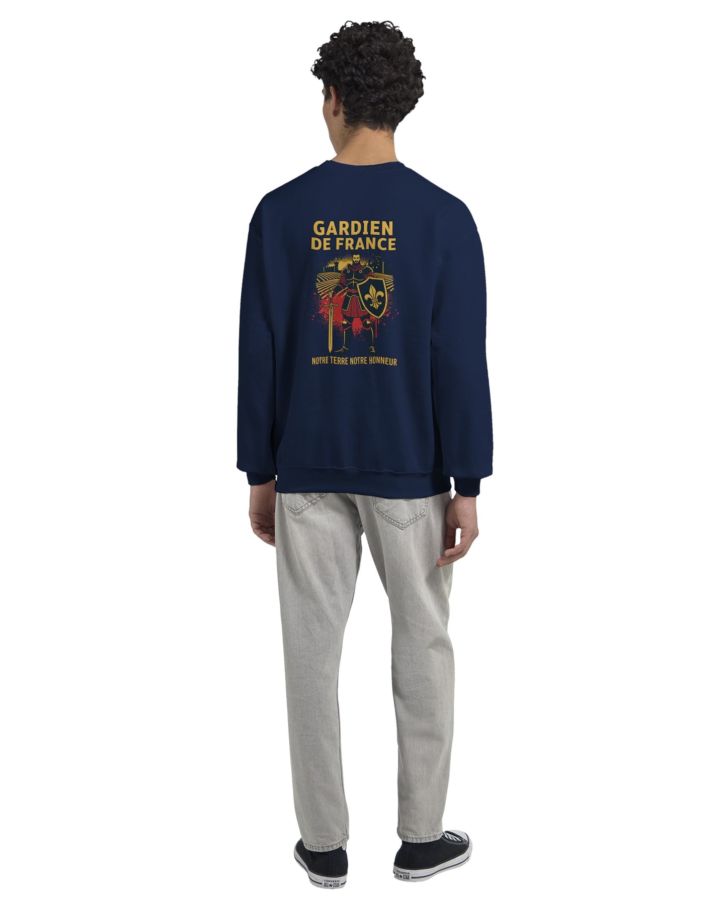 Men's France Goalkeeper Classic Crewneck Sweatshirt | Gildan® 18000