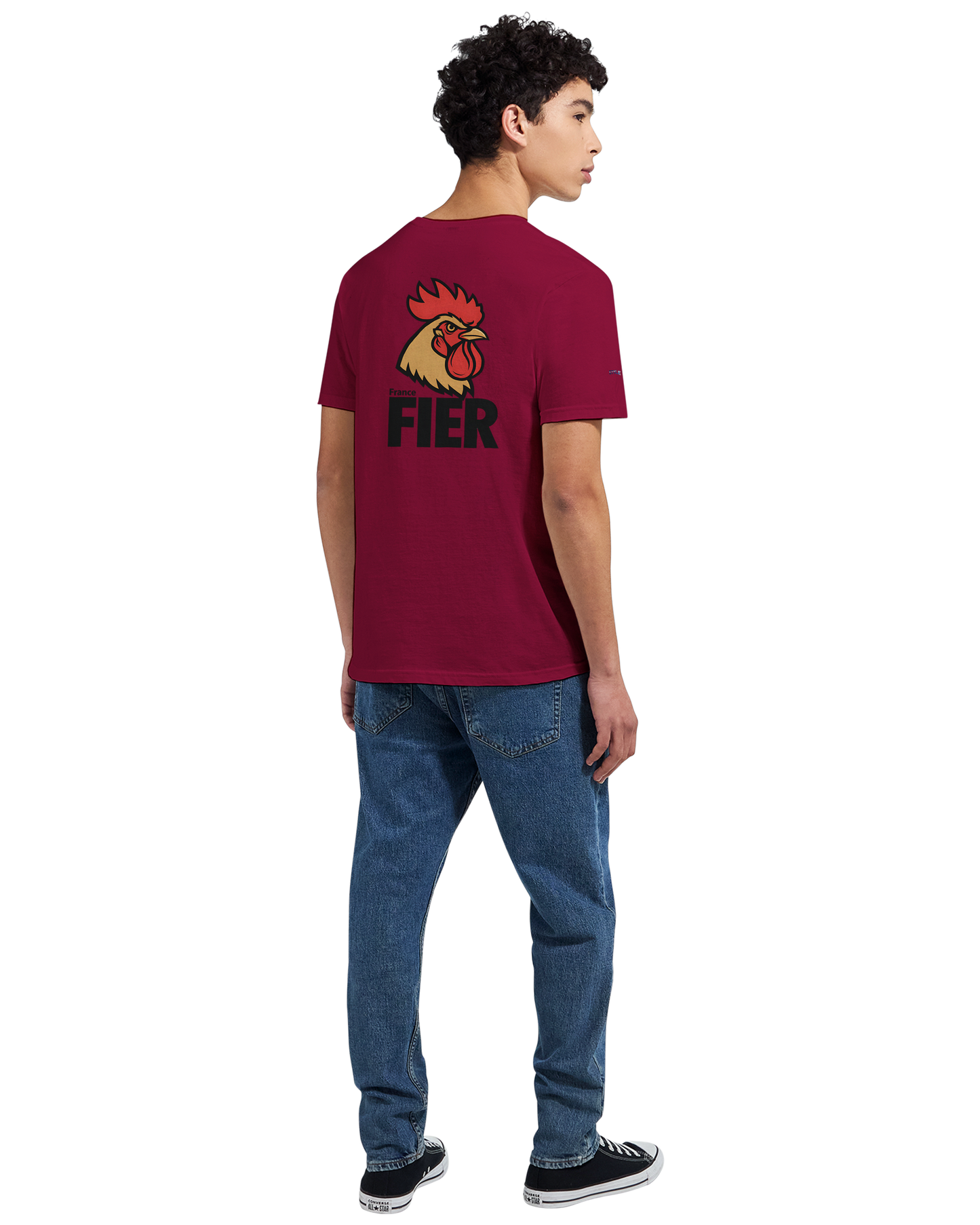 T-Shirt Herren Frankreich stolz klassischer Rundhalsausschnitt | Gildan® 64000