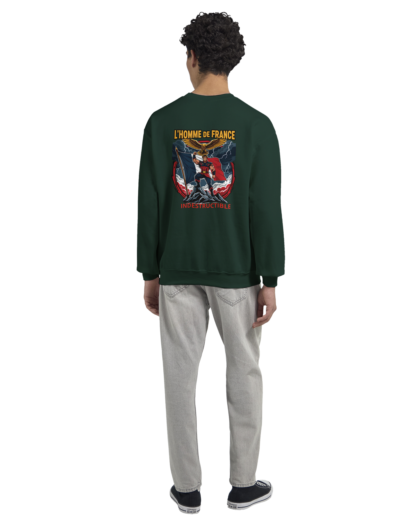 Men's French Classic Crewneck Sweatshirt | Gildan® 18000