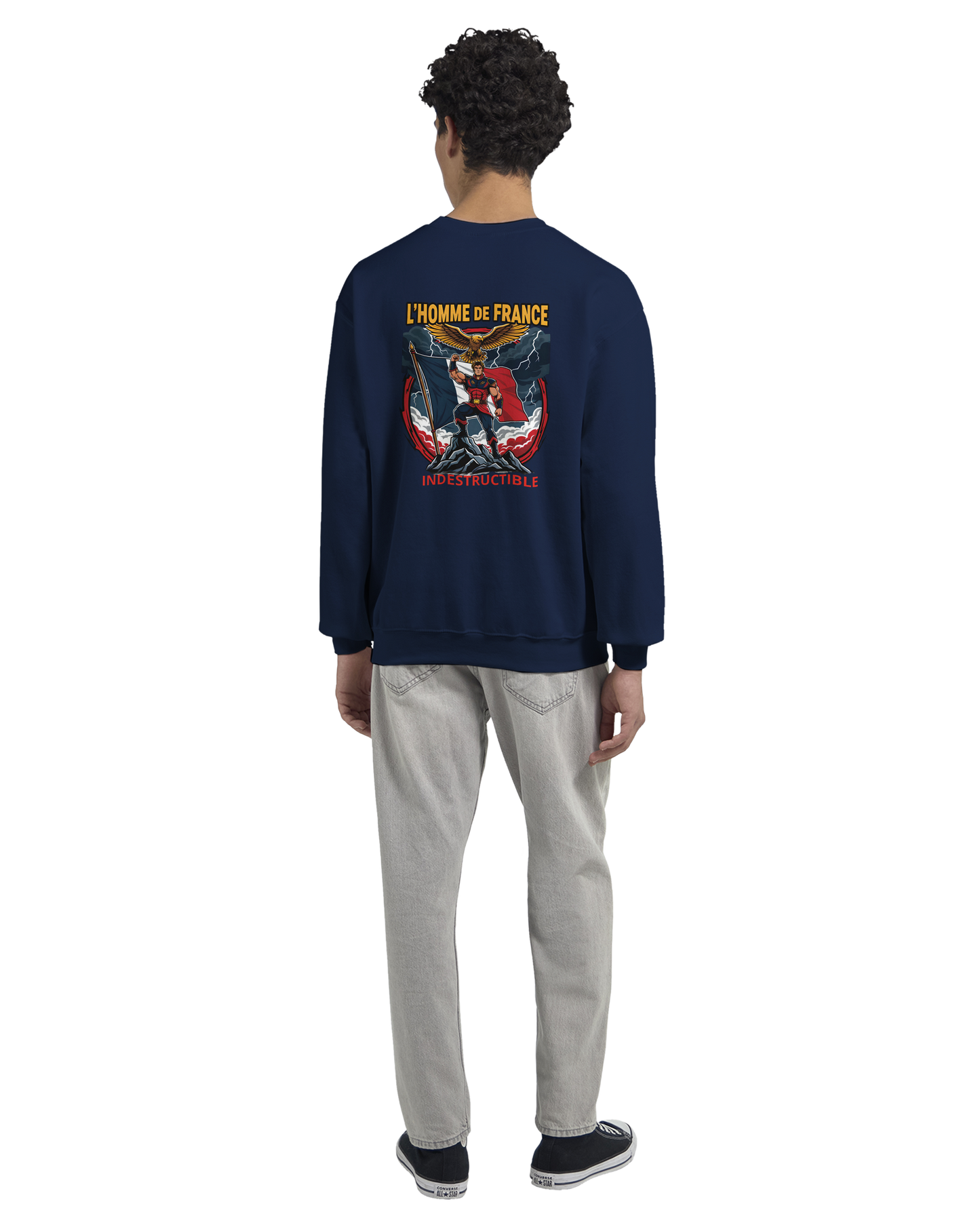 Men's French Classic Crewneck Sweatshirt | Gildan® 18000