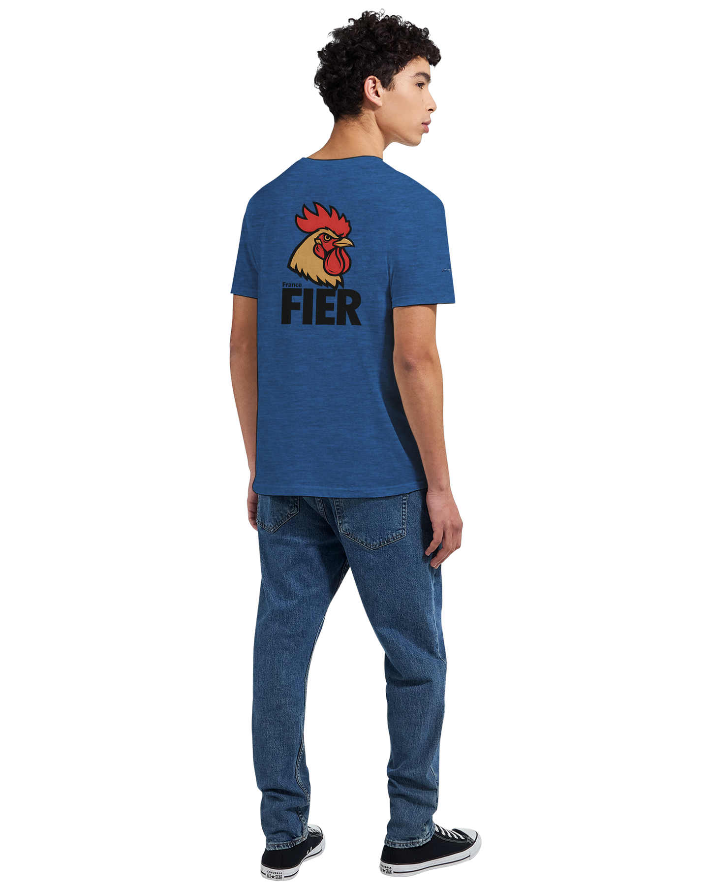 T-Shirt Herren Frankreich stolz klassischer Rundhalsausschnitt | Gildan® 64000