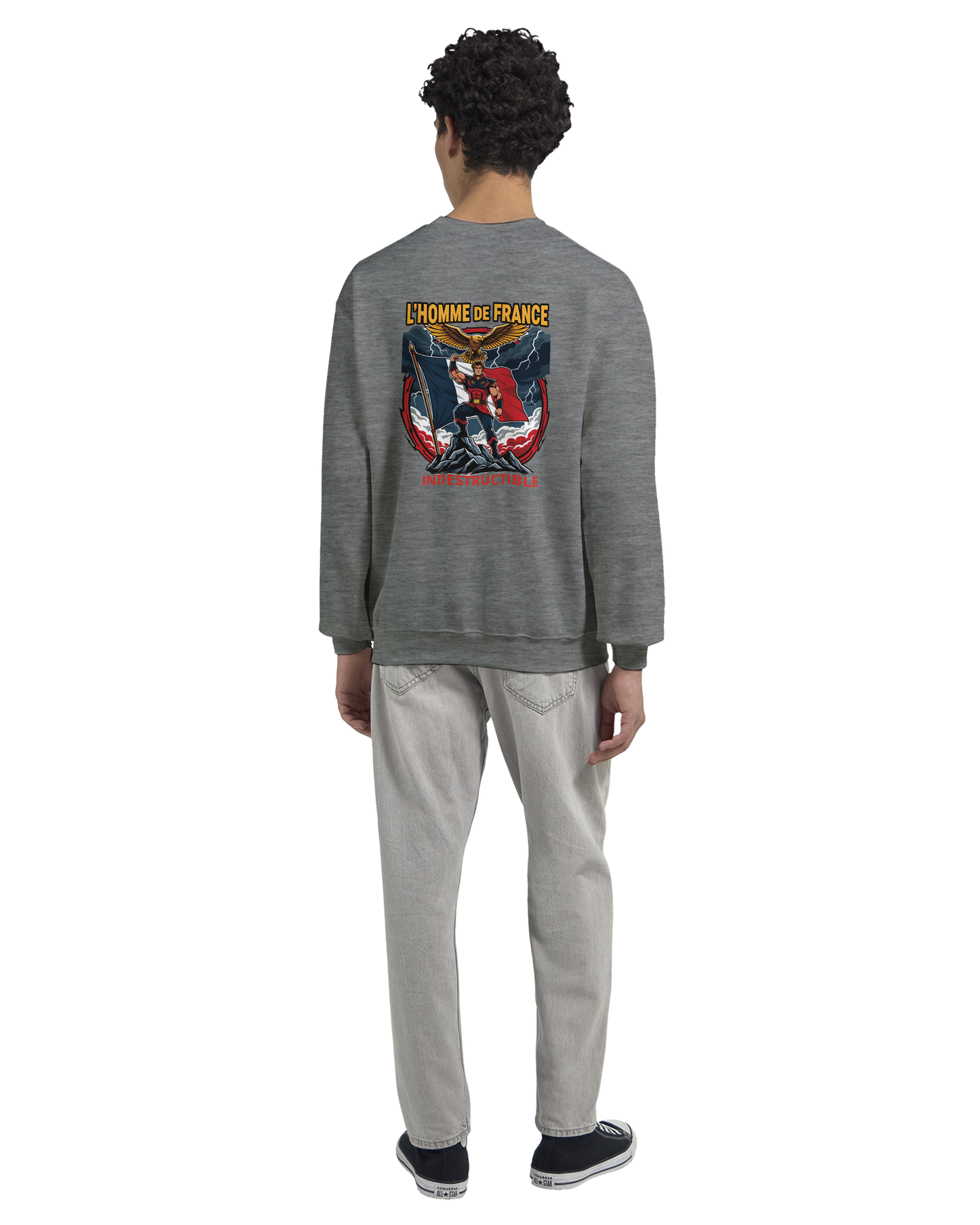 Men's French Classic Crewneck Sweatshirt | Gildan® 18000