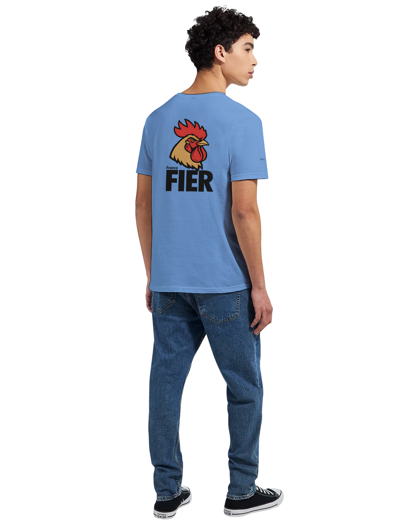T-Shirt Herren Frankreich stolz klassischer Rundhalsausschnitt | Gildan® 64000