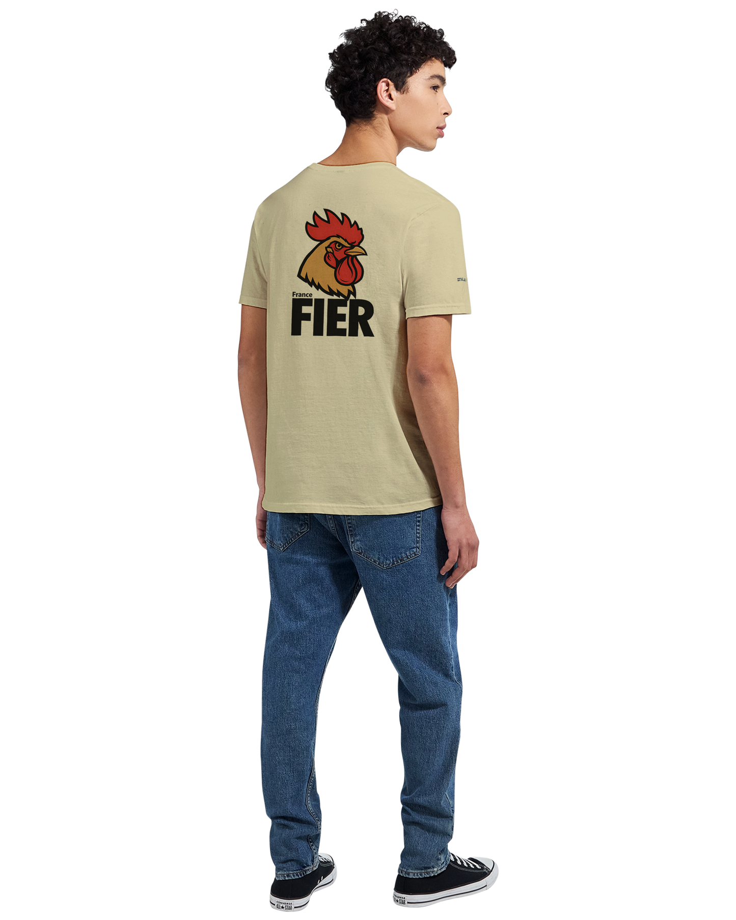 T-Shirt Herren Frankreich stolz klassischer Rundhalsausschnitt | Gildan® 64000