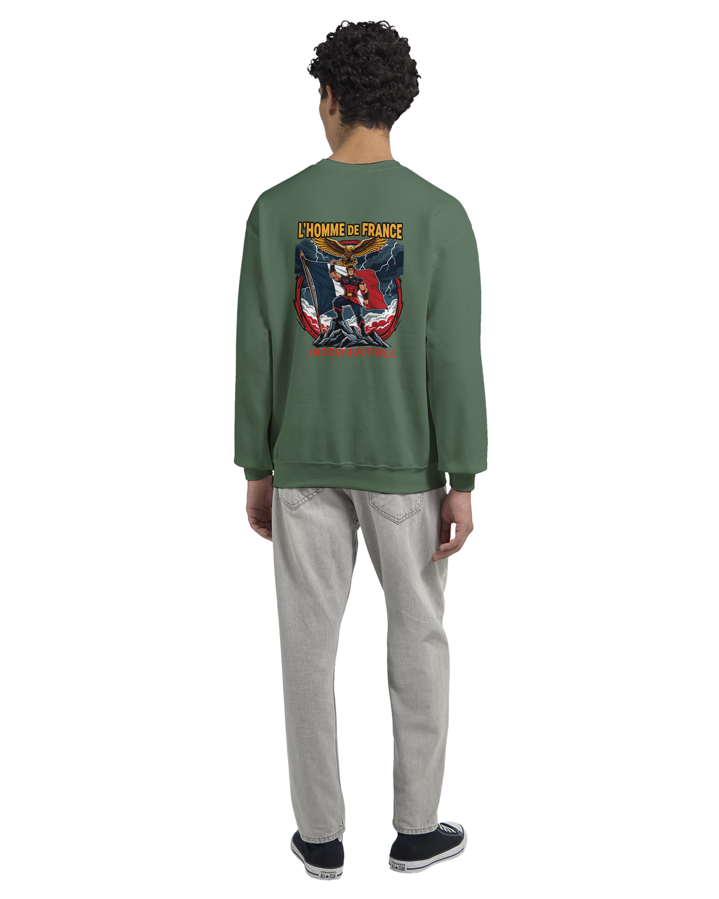 Men's French Classic Crewneck Sweatshirt | Gildan® 18000