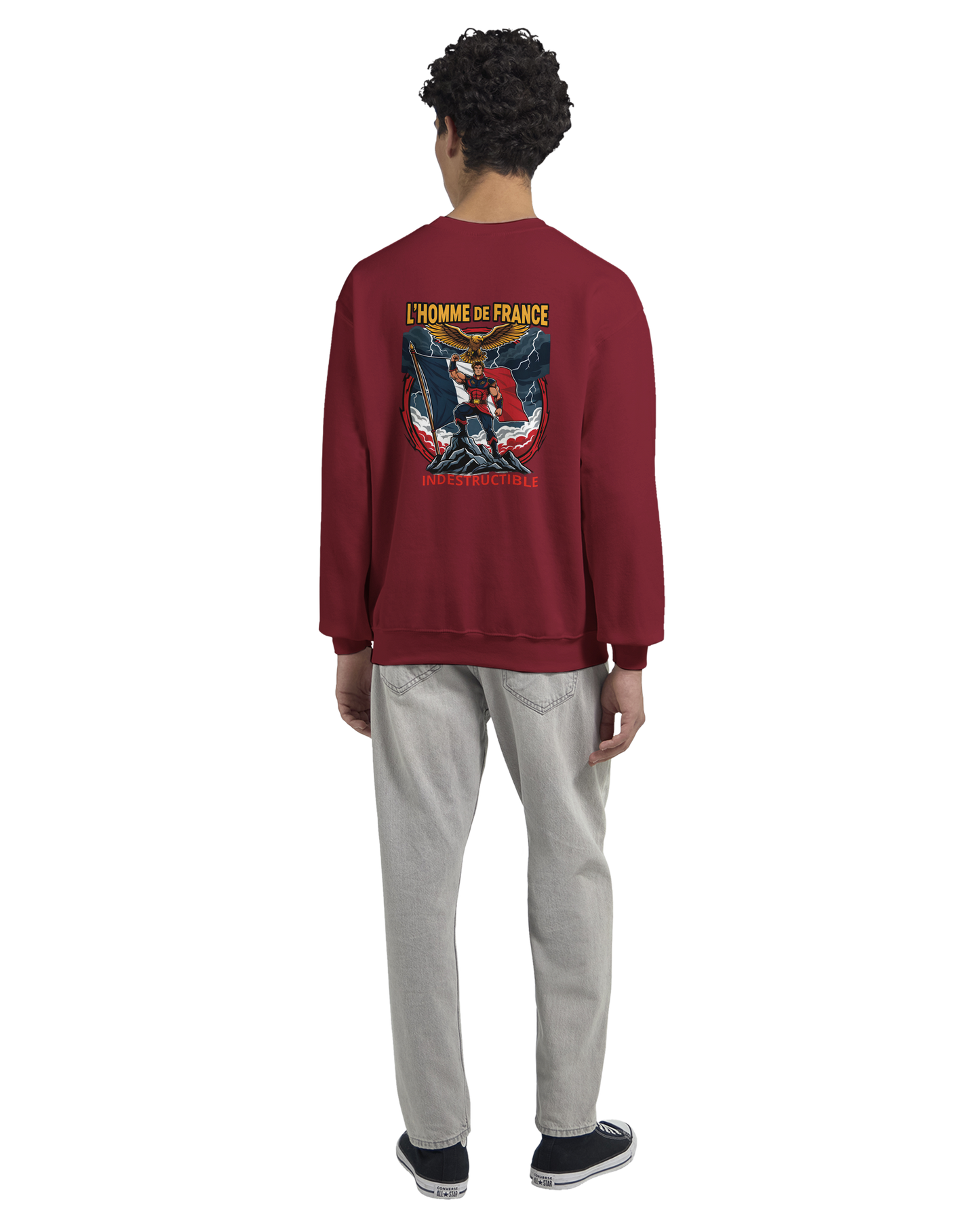 Men's French Classic Crewneck Sweatshirt | Gildan® 18000