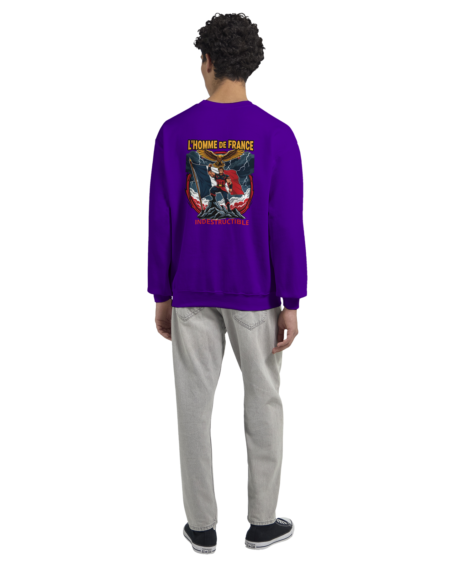 Men's French Classic Crewneck Sweatshirt | Gildan® 18000