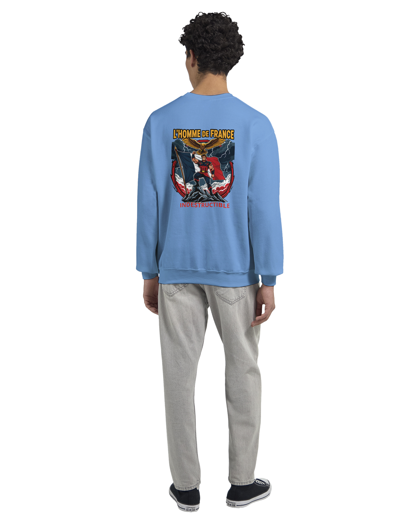 Men's French Classic Crewneck Sweatshirt | Gildan® 18000