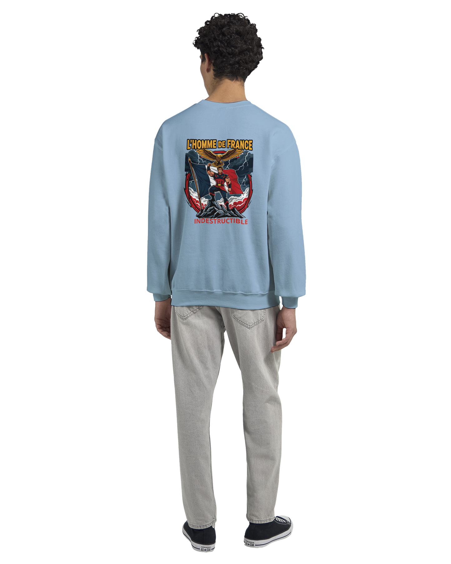 Men's French Classic Crewneck Sweatshirt | Gildan® 18000
