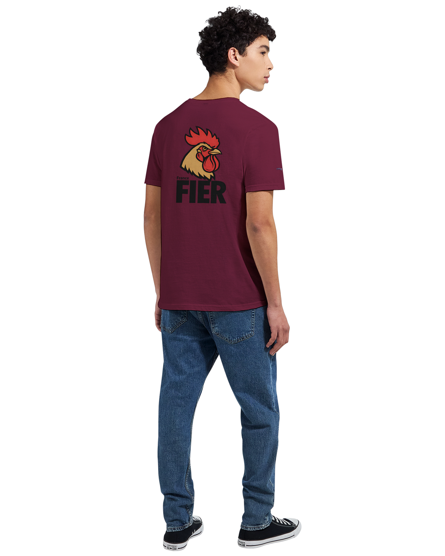T-Shirt Herren Frankreich stolz klassischer Rundhalsausschnitt | Gildan® 64000