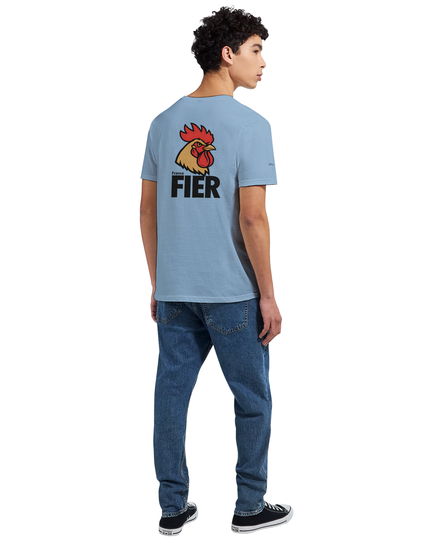 T-Shirt Herren Frankreich stolz klassischer Rundhalsausschnitt | Gildan® 64000