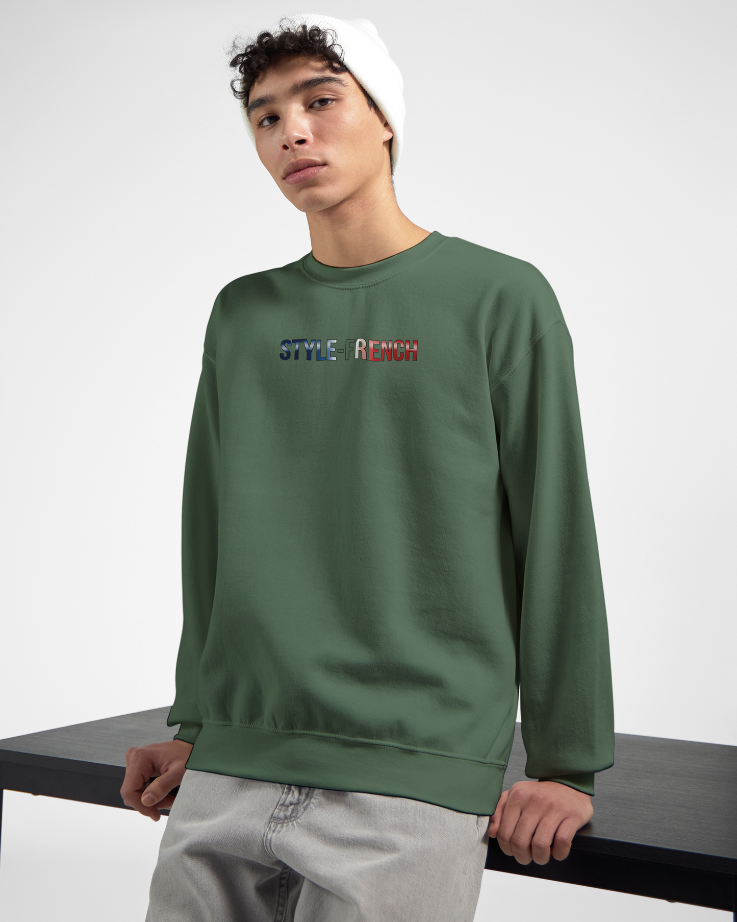 Men's French Classic Crewneck Sweatshirt | Gildan® 18000