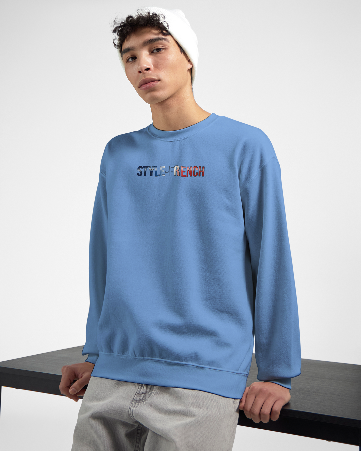 Men's French Classic Crewneck Sweatshirt | Gildan® 18000