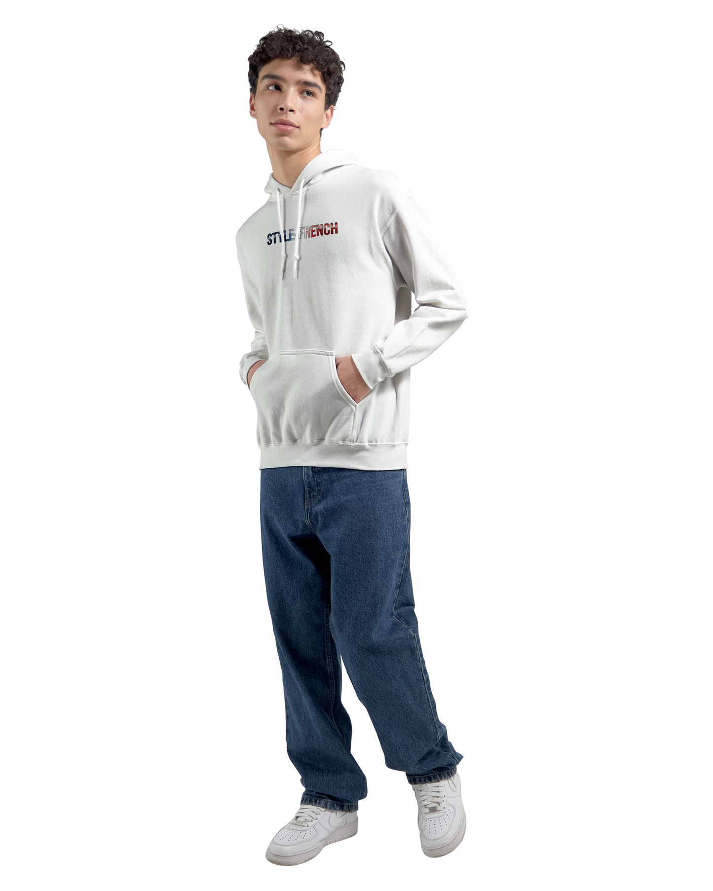 Gildan SF500 Adult New Aquitaine Medium Fleece Hoodie