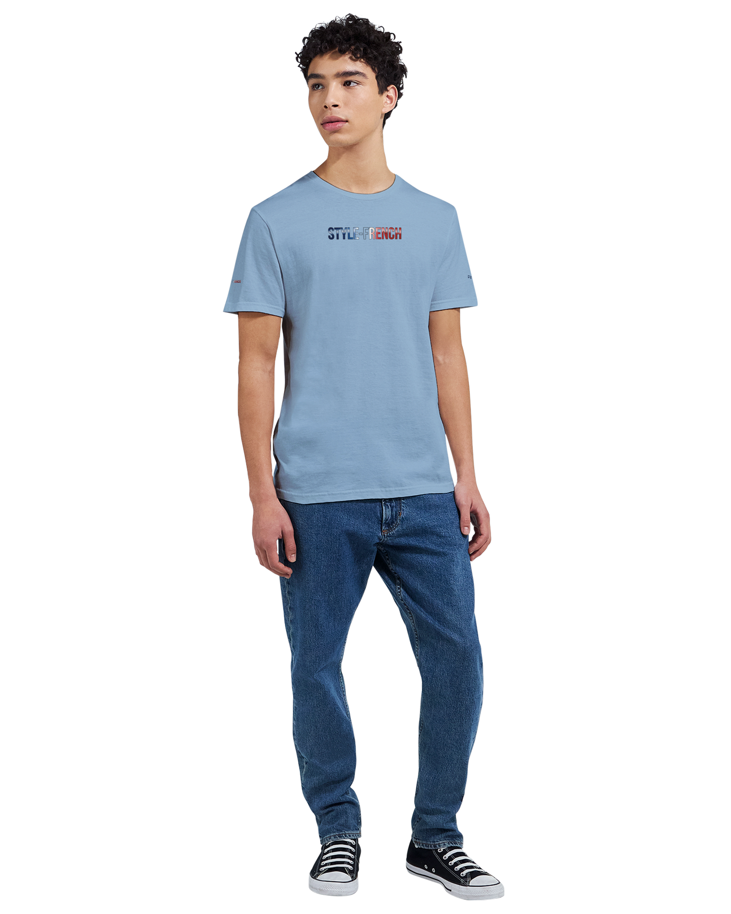 T-Shirt Herren Frankreich stolz klassischer Rundhalsausschnitt | Gildan® 64000