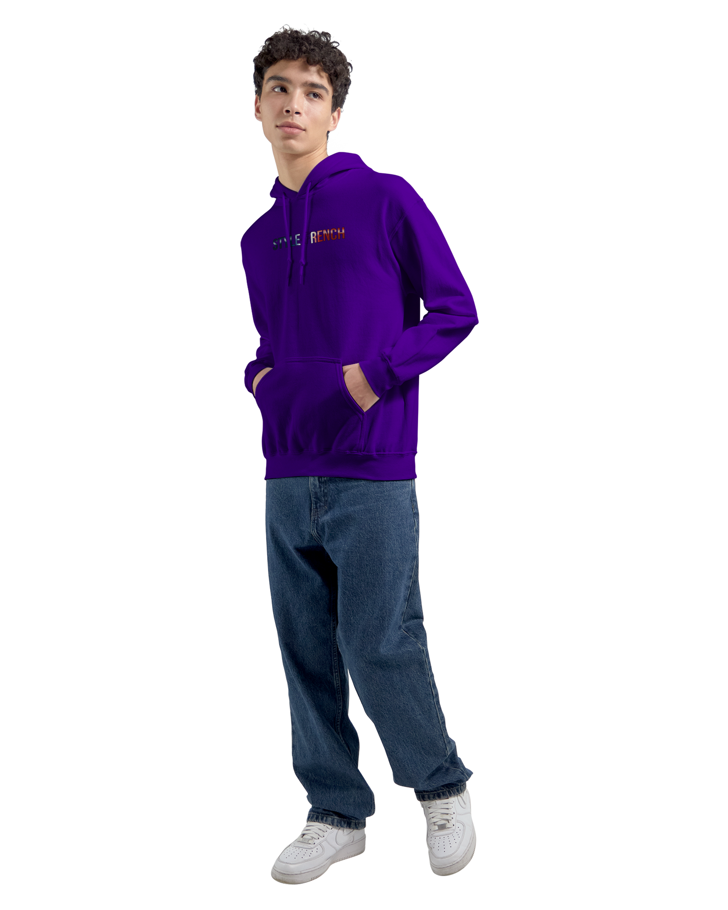 Gildan SF500 Adult New Aquitaine Medium Fleece Hoodie