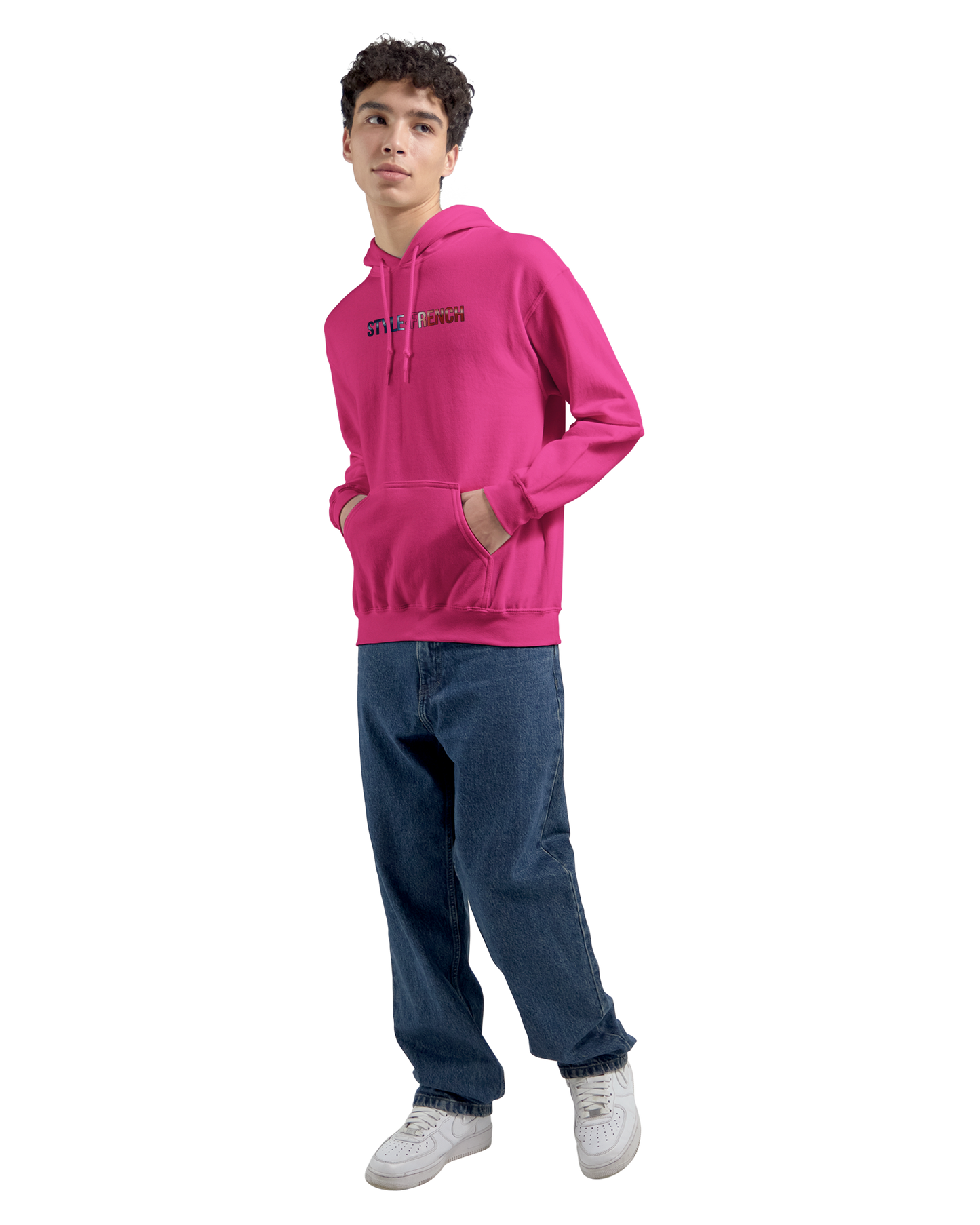 Gildan SF500 Adult New Aquitaine Medium Fleece Hoodie