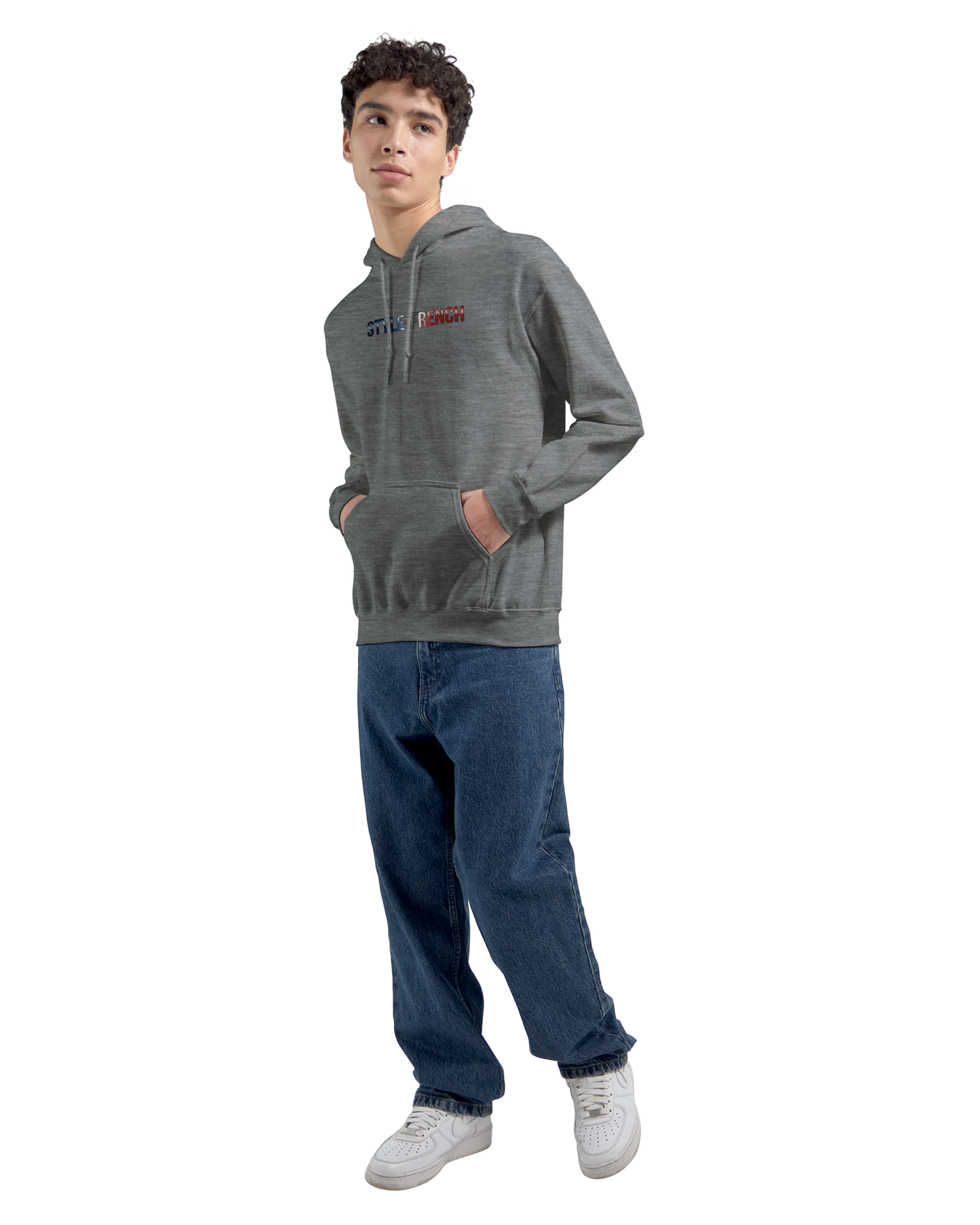Gildan SF500 Adult New Aquitaine Medium Fleece Hoodie
