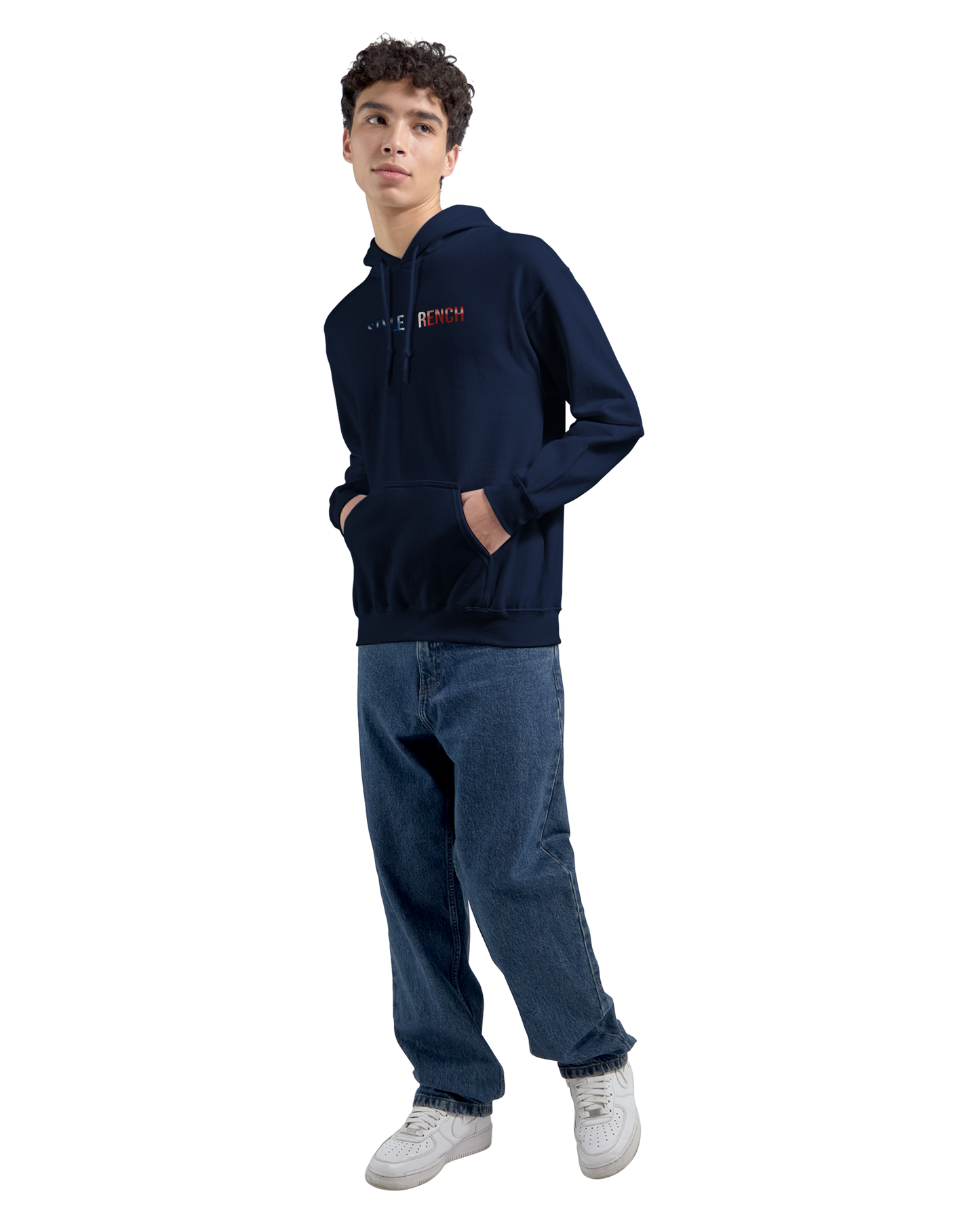 Gildan SF500 Adult New Aquitaine Medium Fleece Hoodie