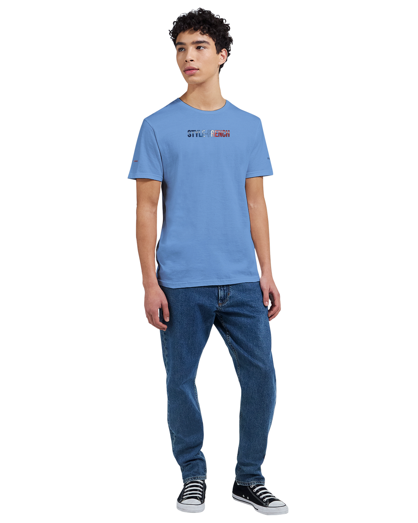 T-Shirt Herren Frankreich stolz klassischer Rundhalsausschnitt | Gildan® 64000