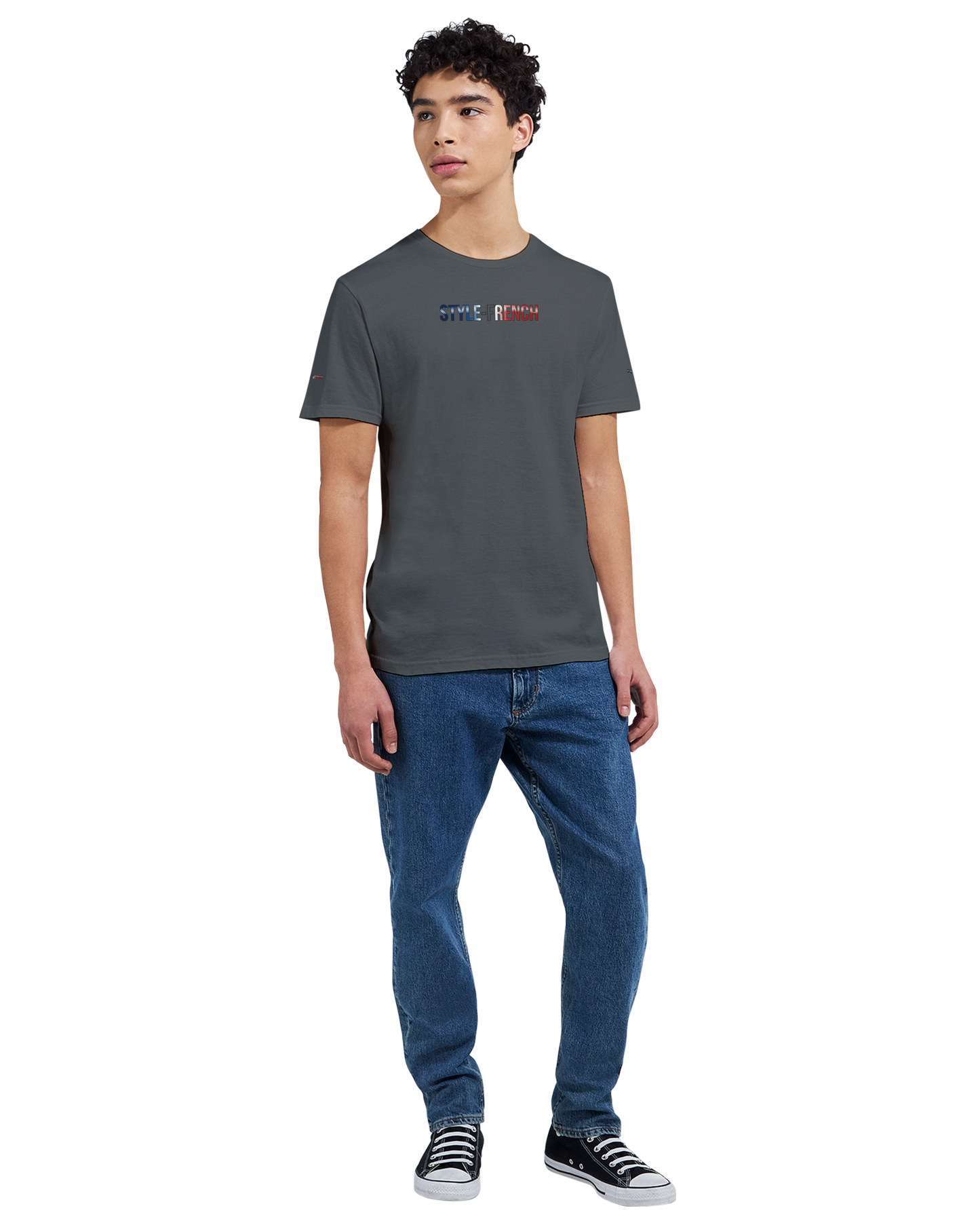 T-Shirt Herren Frankreich stolz klassischer Rundhalsausschnitt | Gildan® 64000