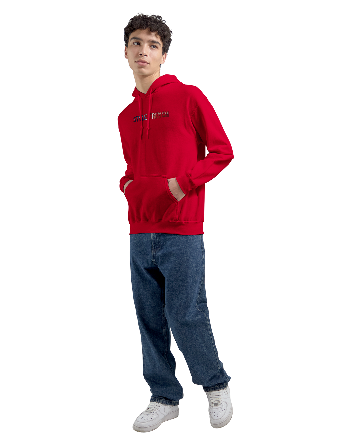 Gildan SF500 Adult New Aquitaine Medium Fleece Hoodie