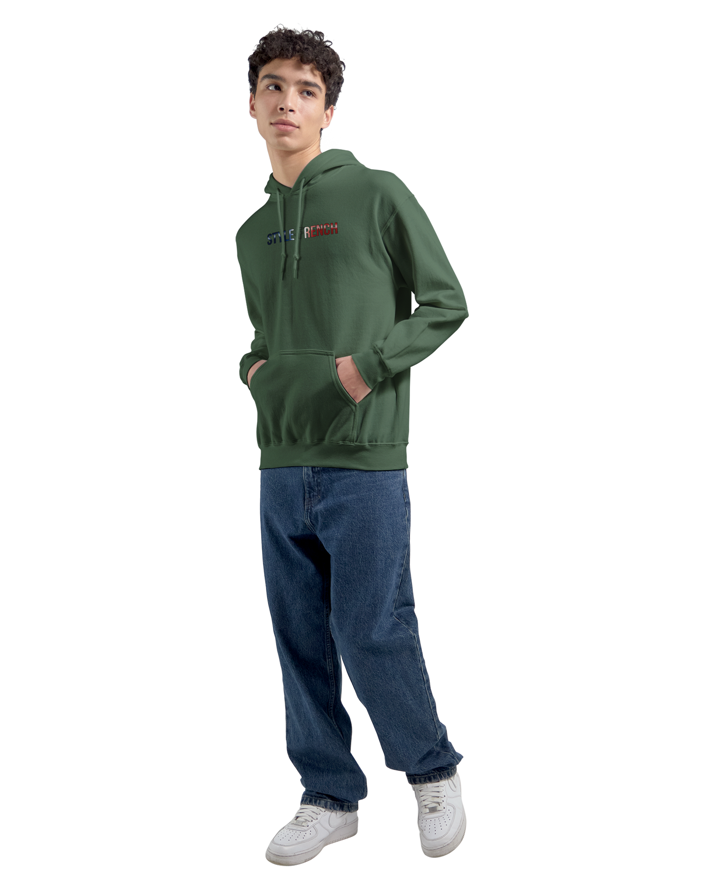 Gildan SF500 Adult New Aquitaine Medium Fleece Hoodie