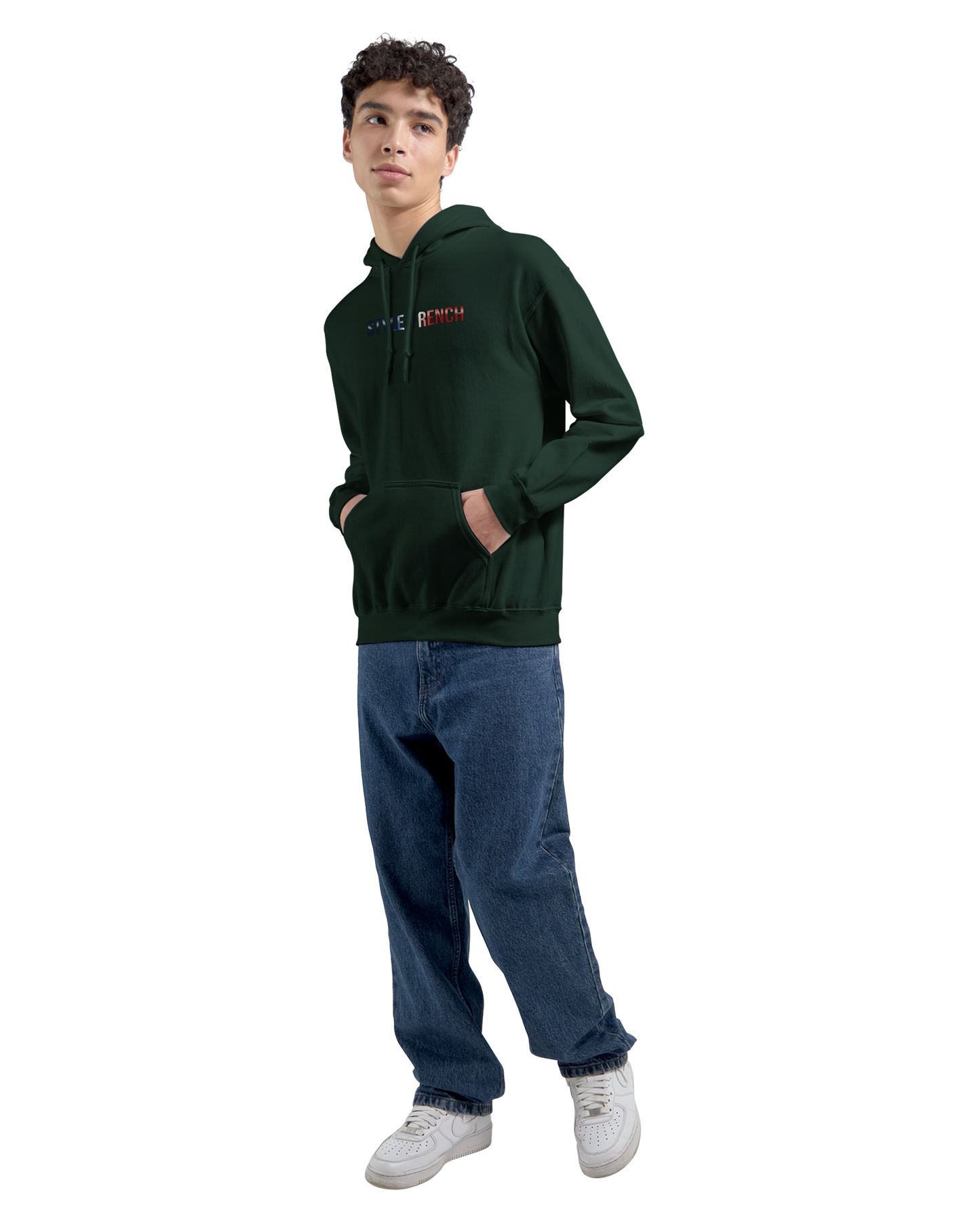 Gildan SF500 Adult New Aquitaine Medium Fleece Hoodie