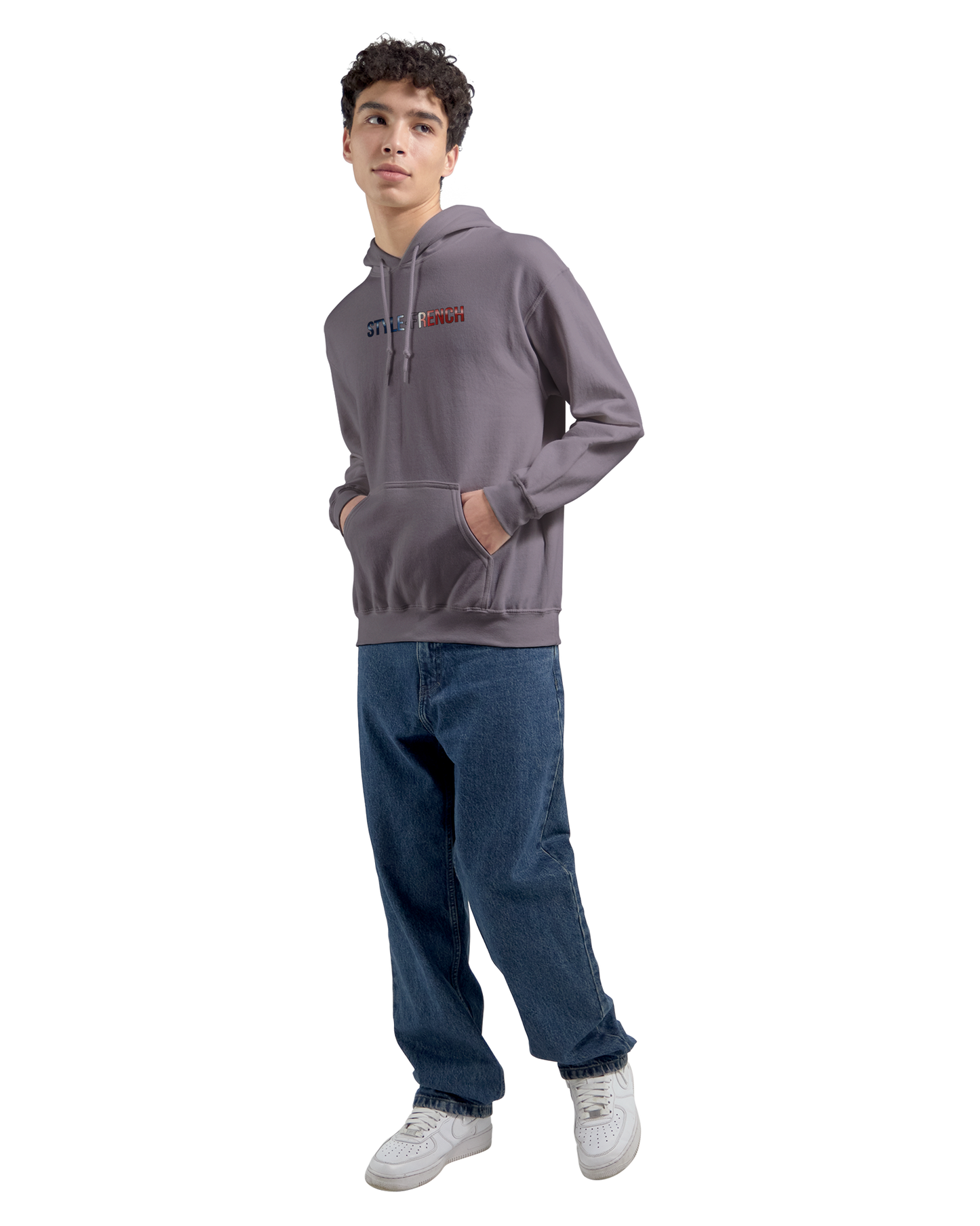 Gildan SF500 Adult New Aquitaine Medium Fleece Hoodie