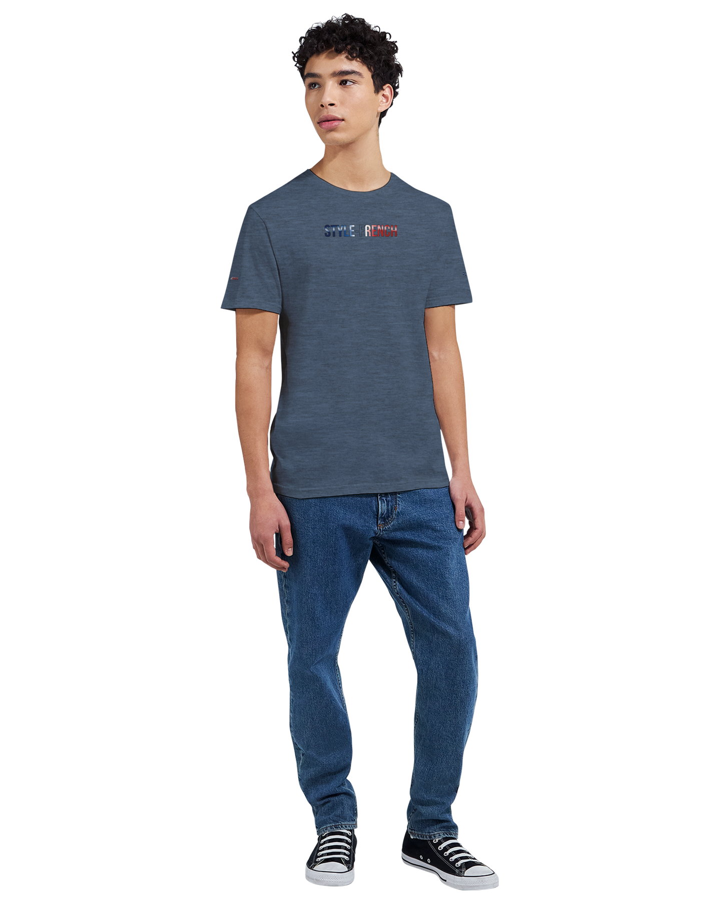 T-Shirt Herren Frankreich stolz klassischer Rundhalsausschnitt | Gildan® 64000