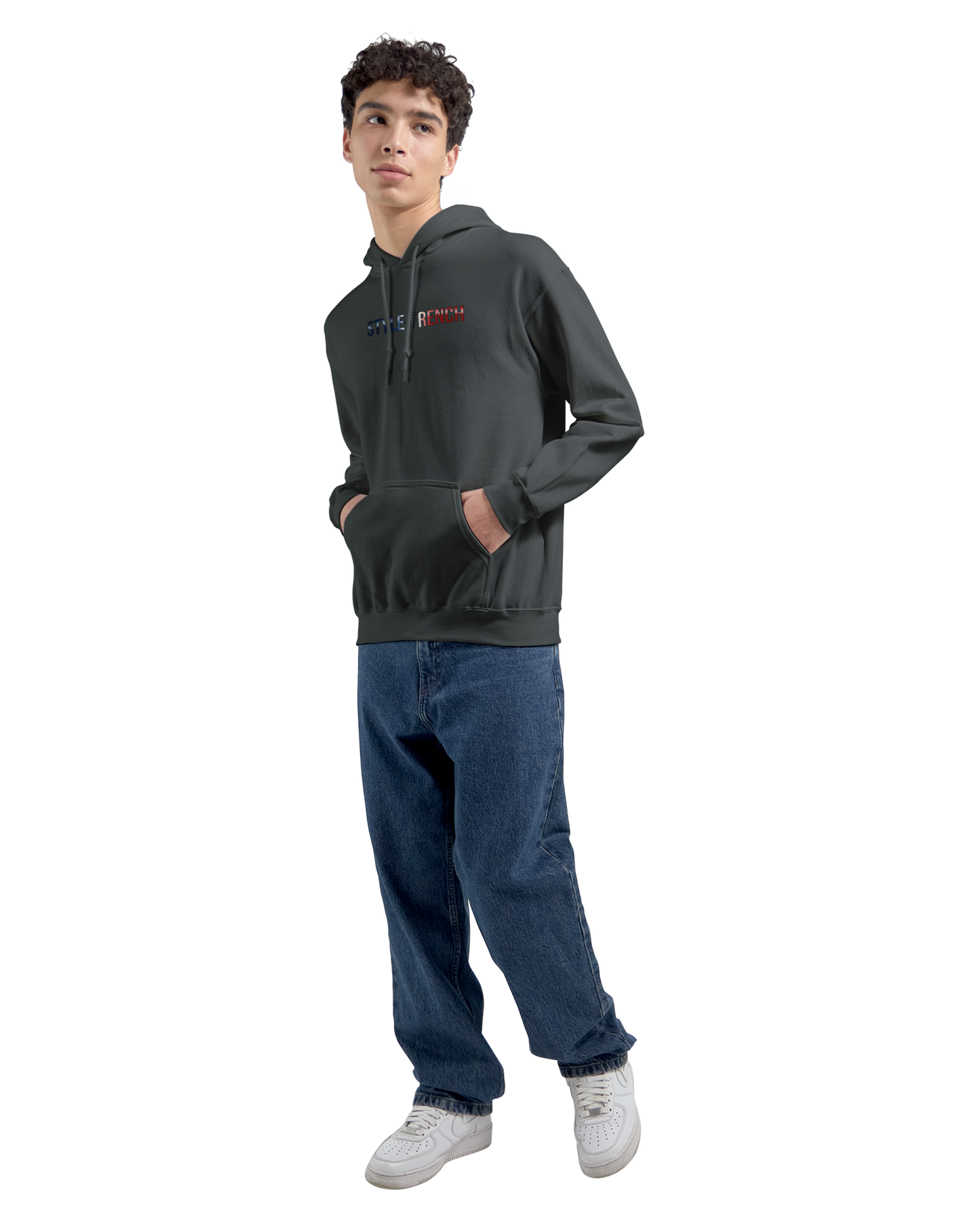 Gildan SF500 Adult New Aquitaine Medium Fleece Hoodie