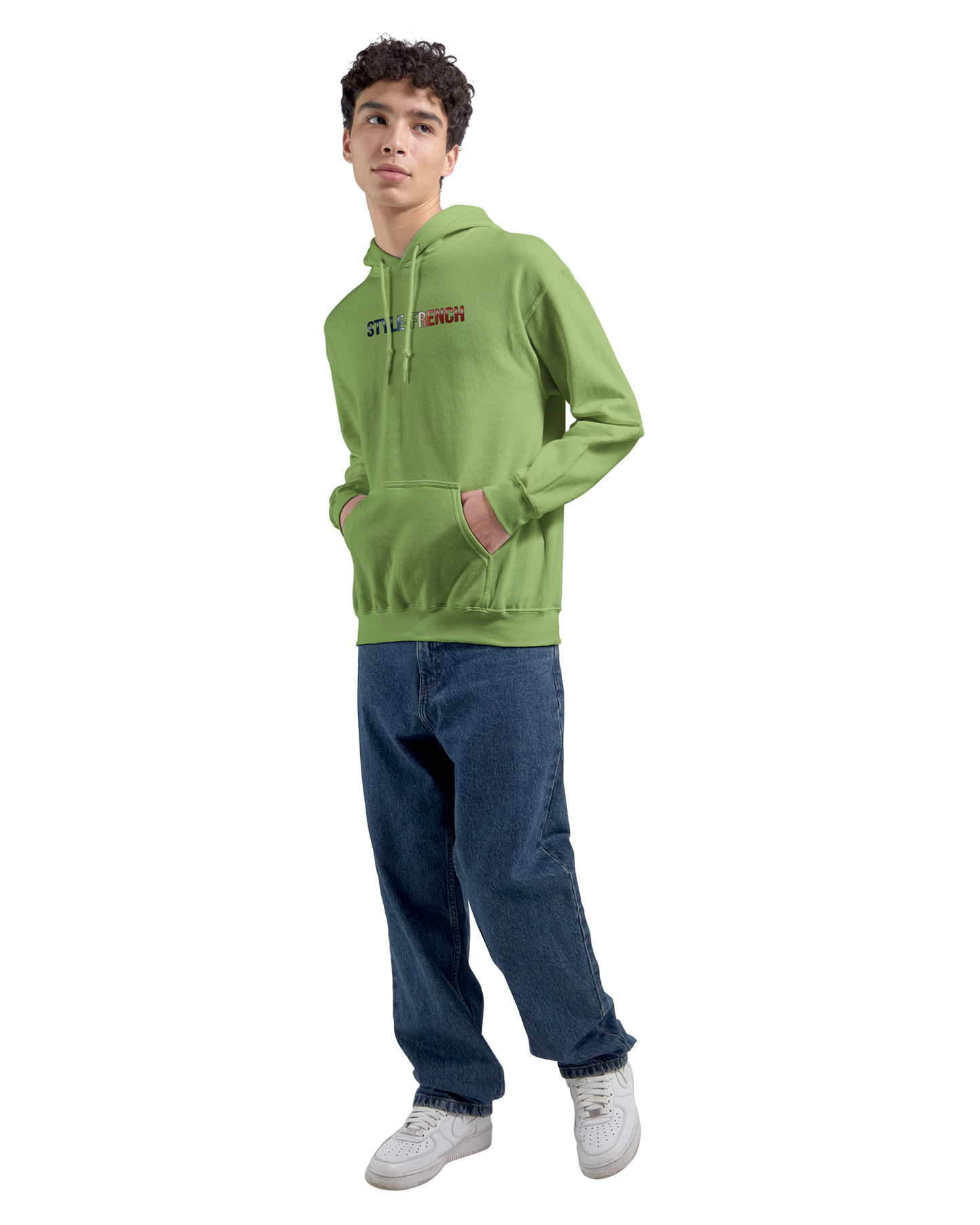 Gildan SF500 Adult New Aquitaine Medium Fleece Hoodie