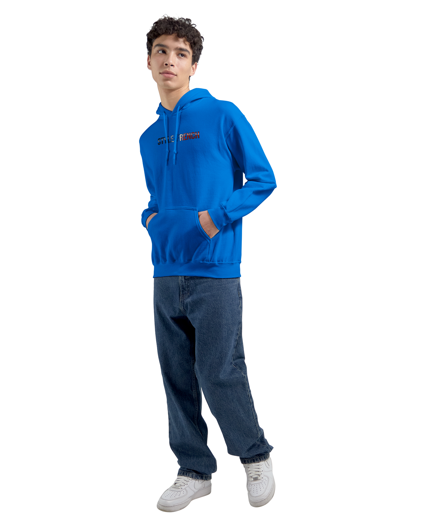 Gildan SF500 Adult New Aquitaine Medium Fleece Hoodie