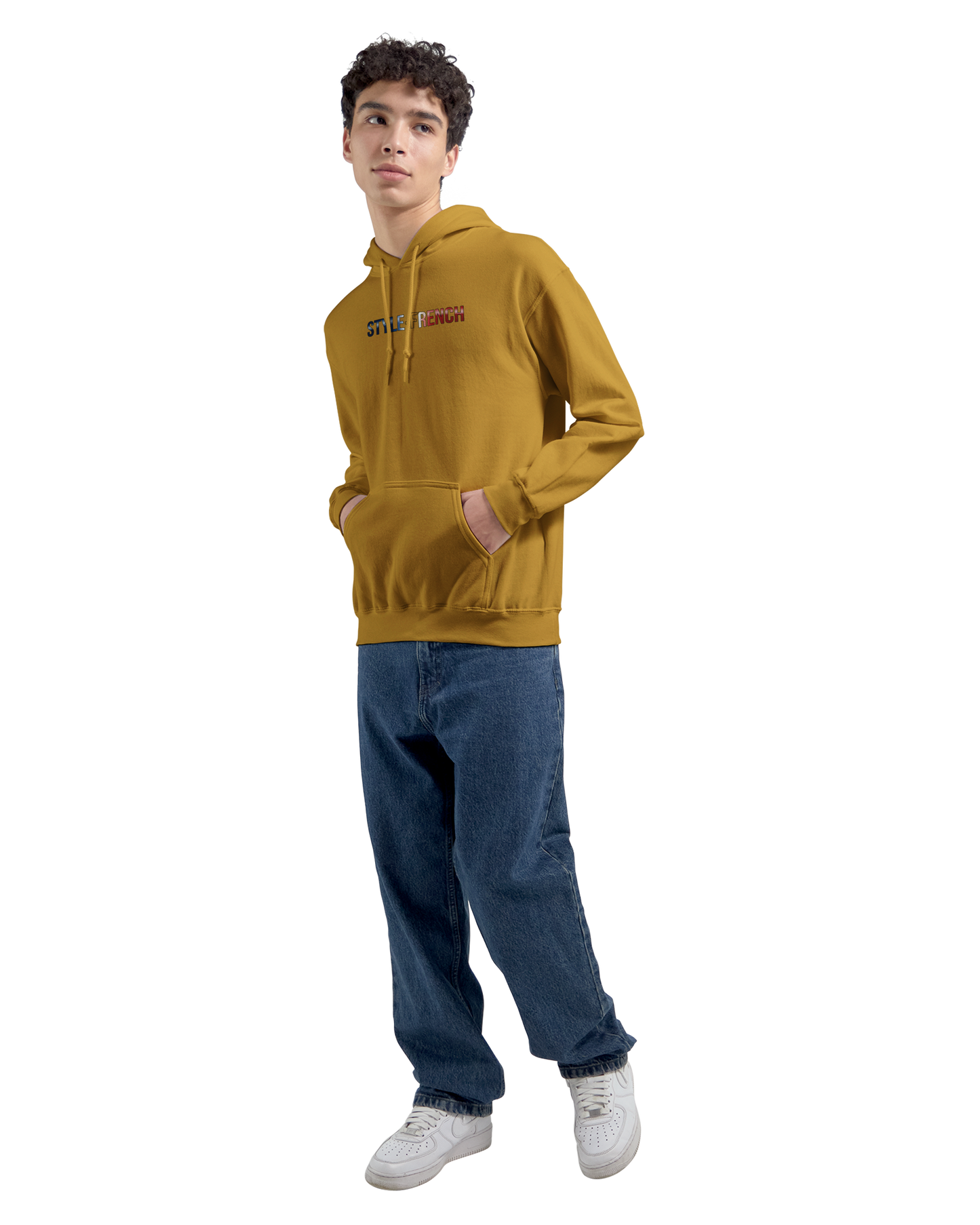 Gildan SF500 Adult New Aquitaine Medium Fleece Hoodie