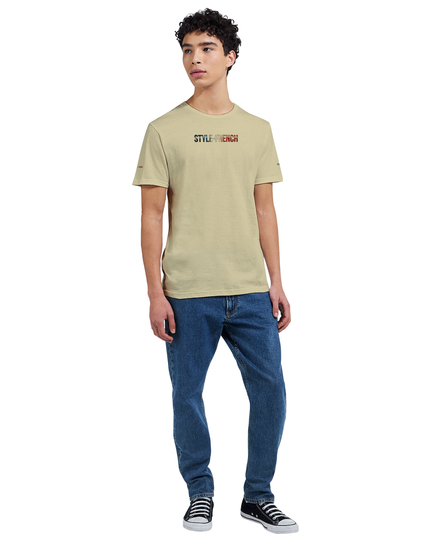 T-Shirt Herren Frankreich stolz klassischer Rundhalsausschnitt | Gildan® 64000