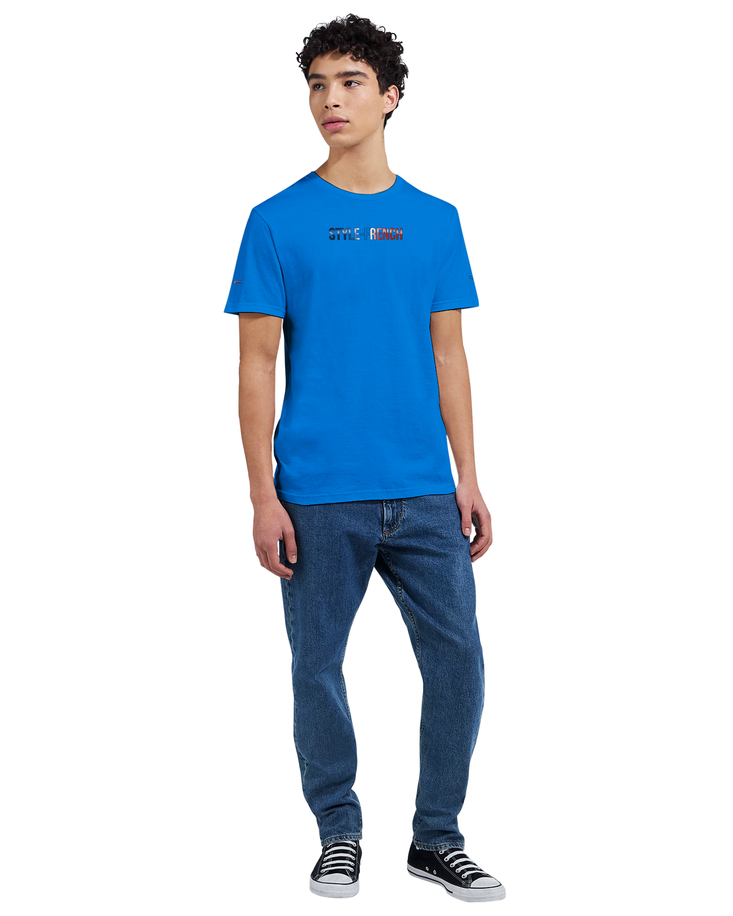 T-Shirt Herren Frankreich stolz klassischer Rundhalsausschnitt | Gildan® 64000