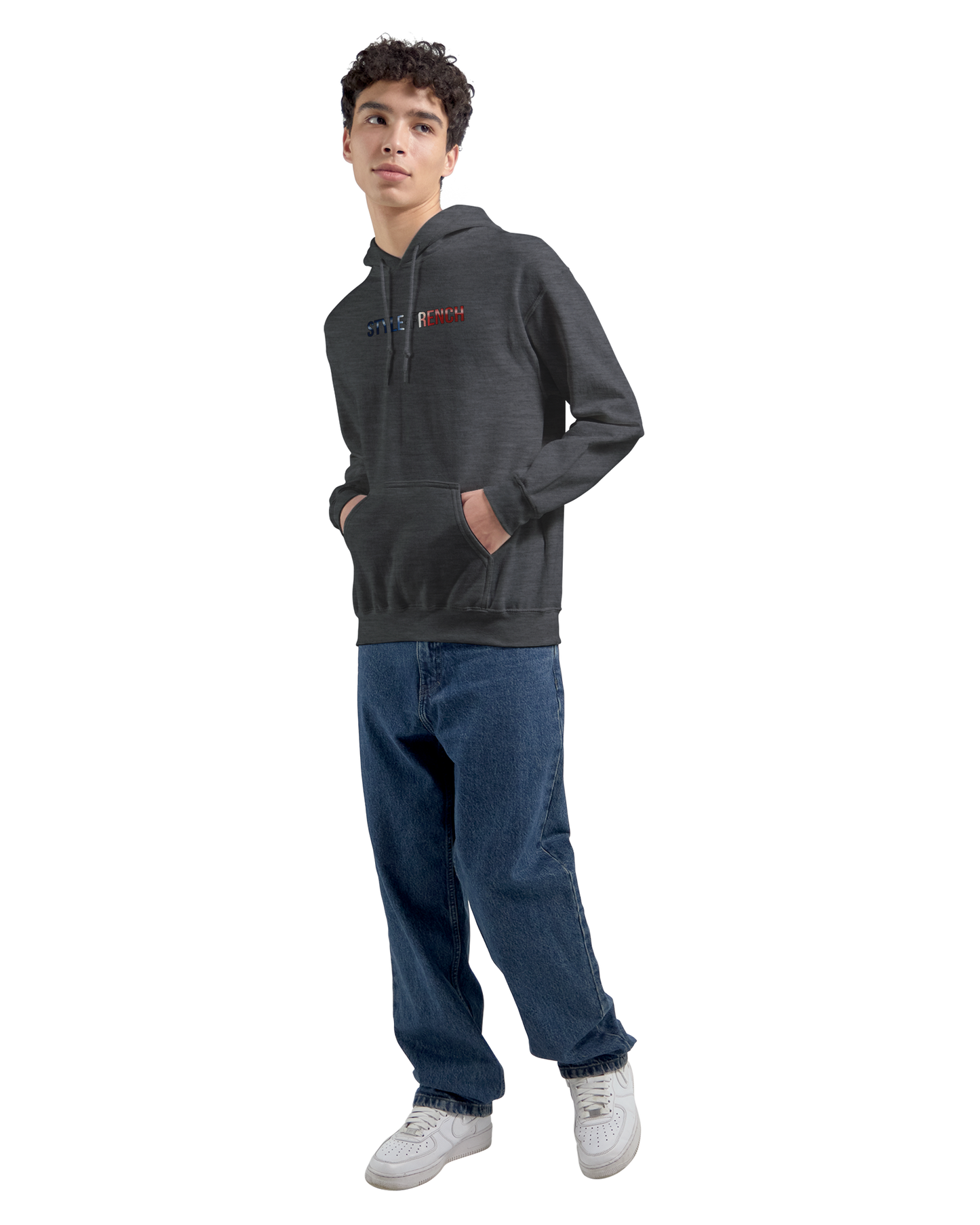 Gildan SF500 Adult New Aquitaine Medium Fleece Hoodie