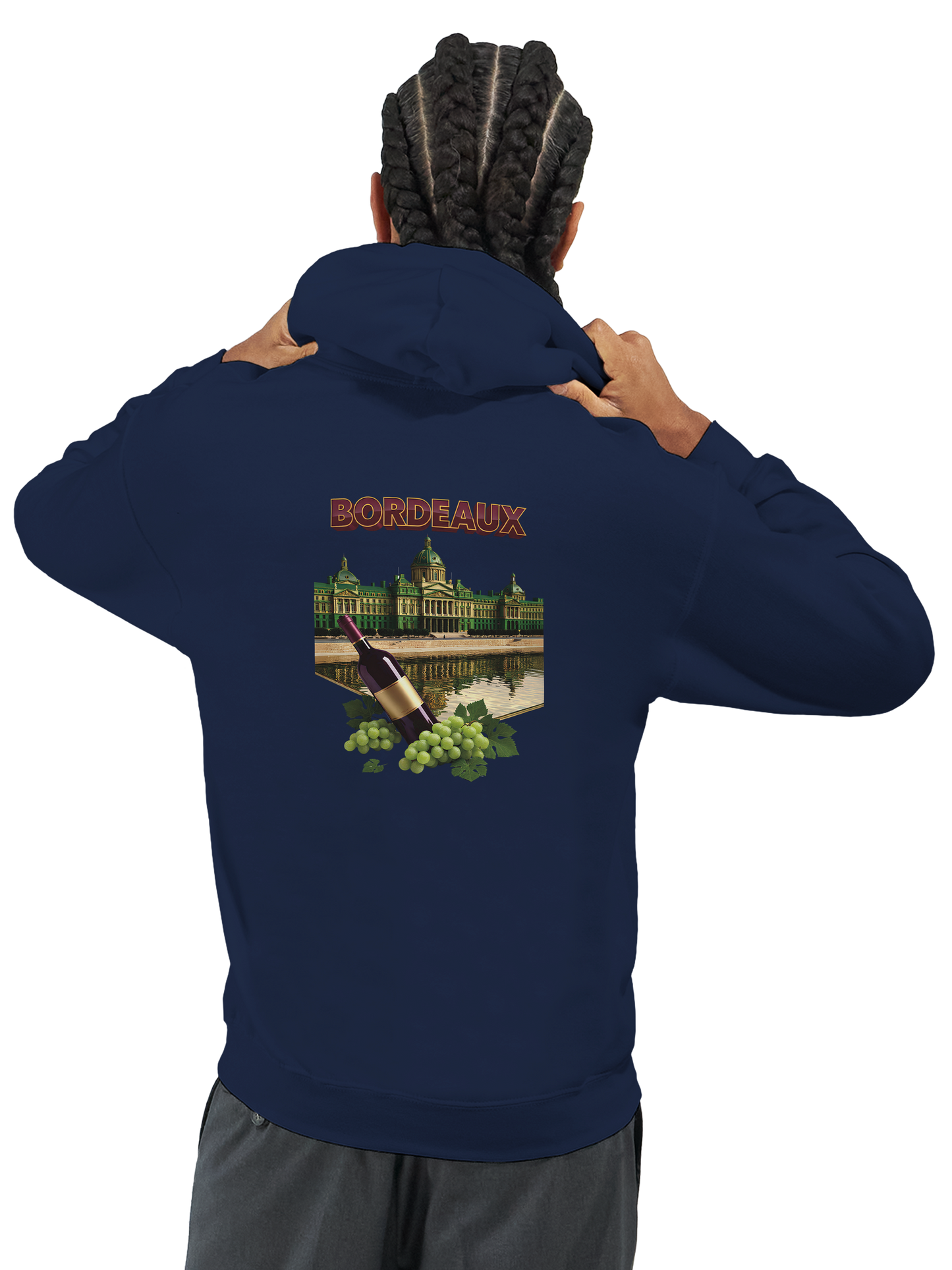 Unisex-Hoodie Bordeaux Stadt Frankreich klassisch | Gildan® 18500