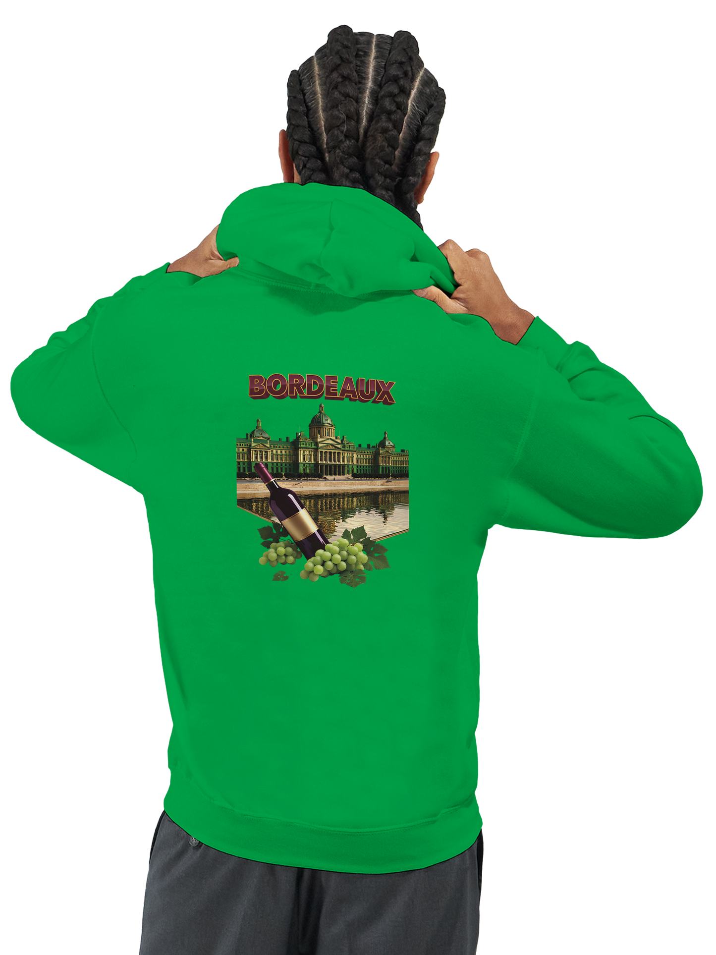 Unisex-Hoodie Bordeaux Stadt Frankreich klassisch | Gildan® 18500