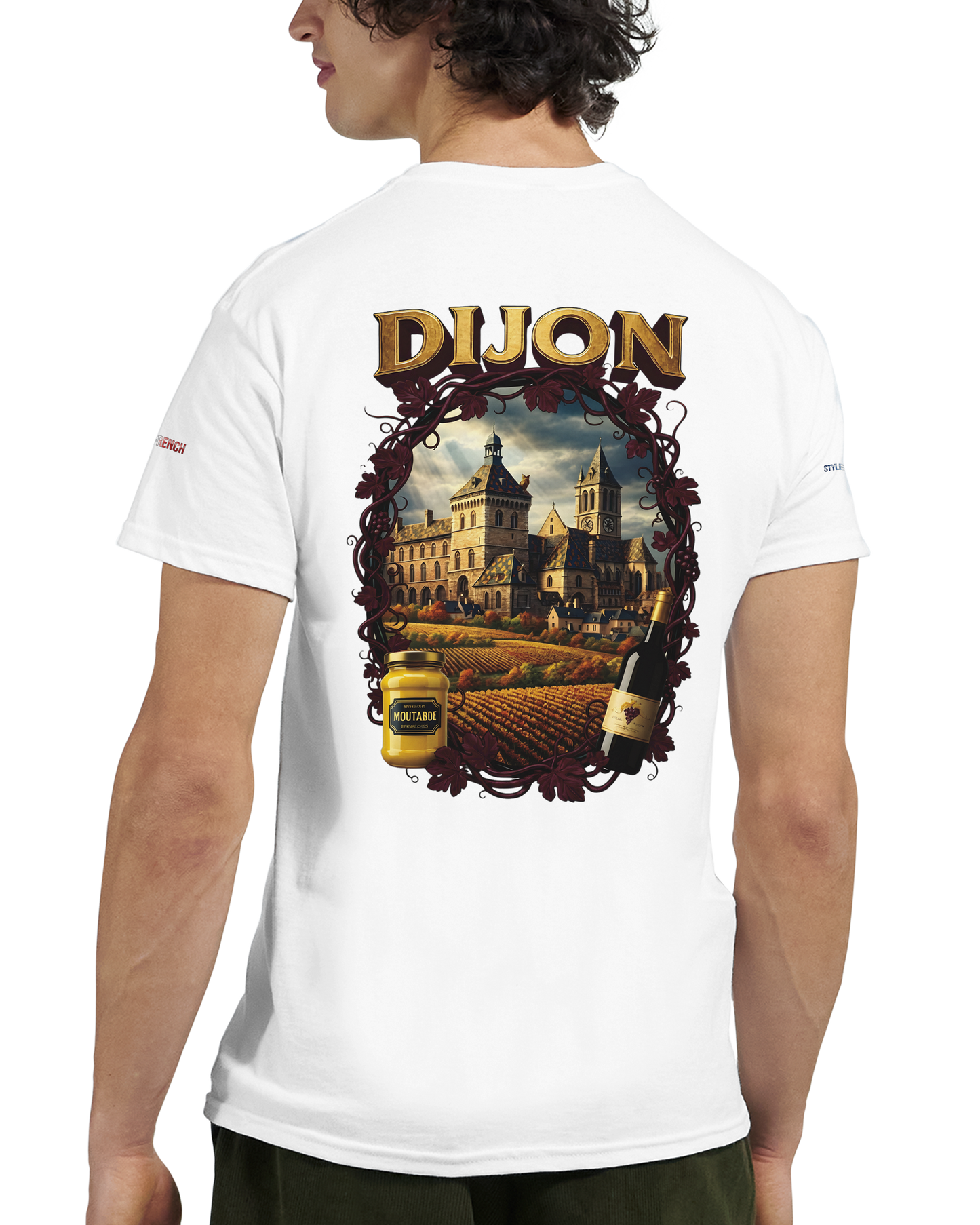 Unisex T-Shirt Dijon Stadt Frankreich dick Rundhals | Gildan® 5000