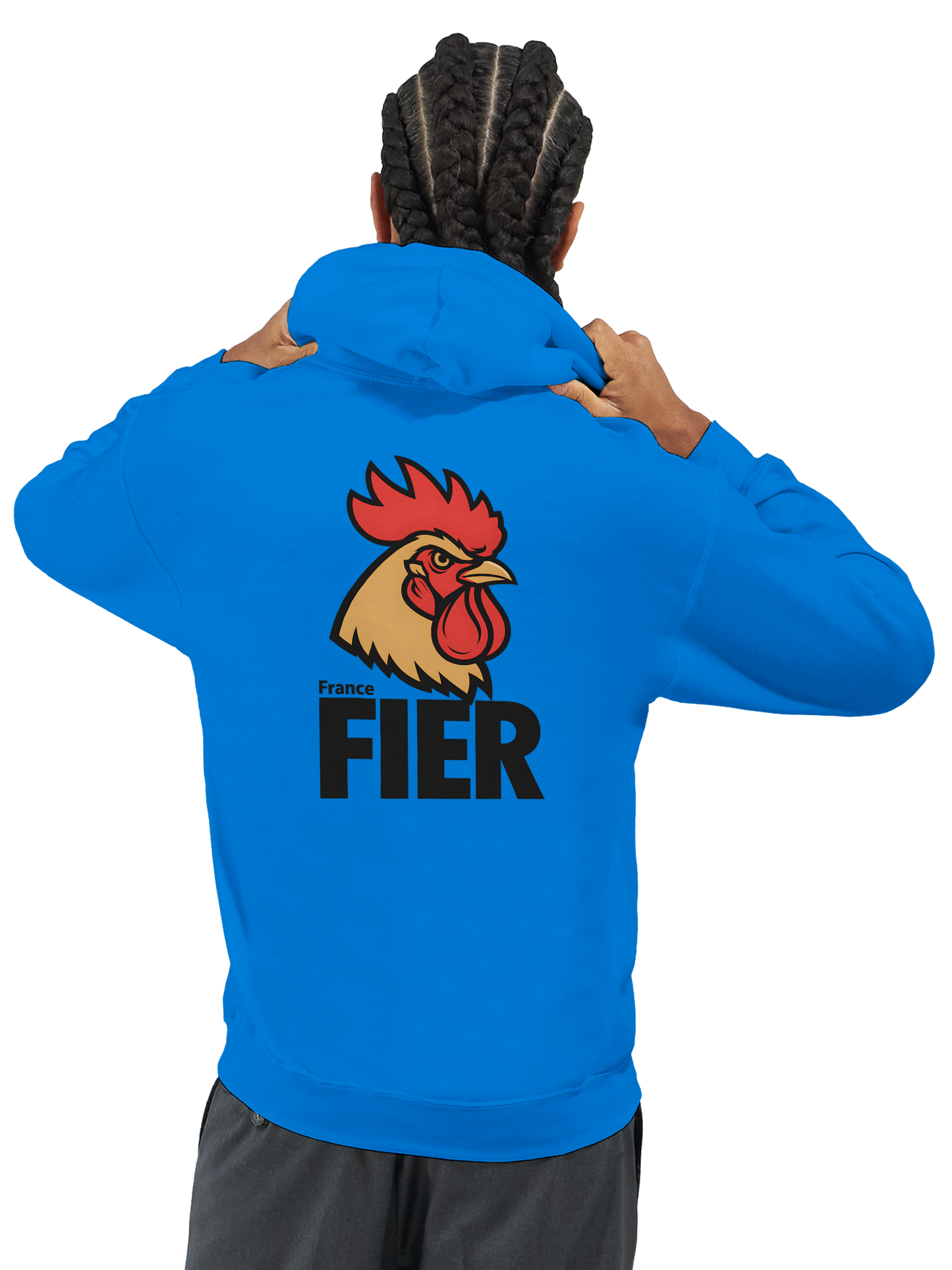 Kapuzenpullover "France Fier" Klassiker | Gildan® 18500